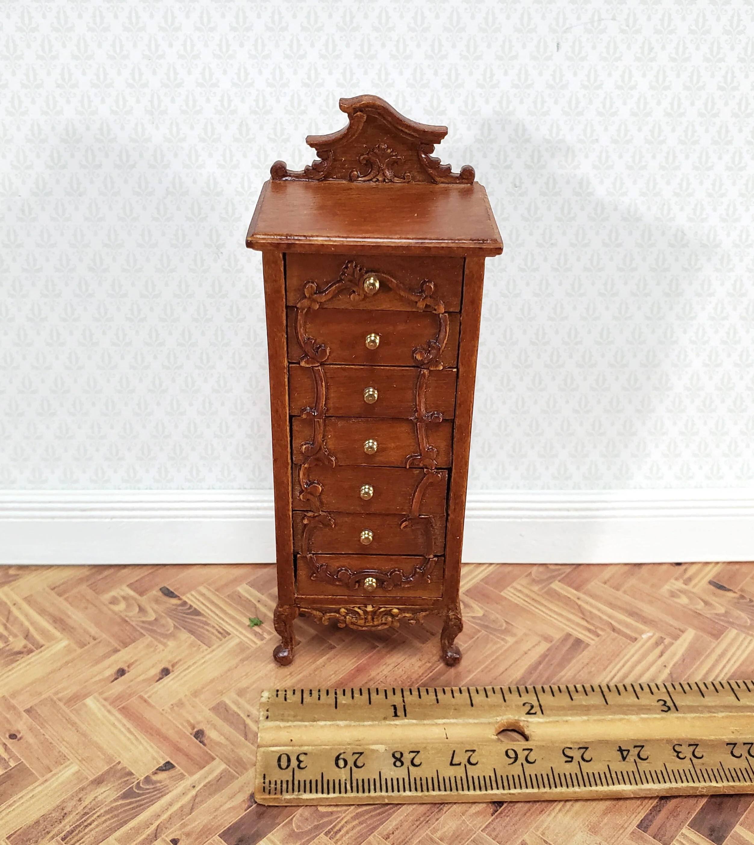 Dollhouse JBM Lingerie or Jewelry Dresser Chest Tall 1:12 Scale Furniture - Image 5