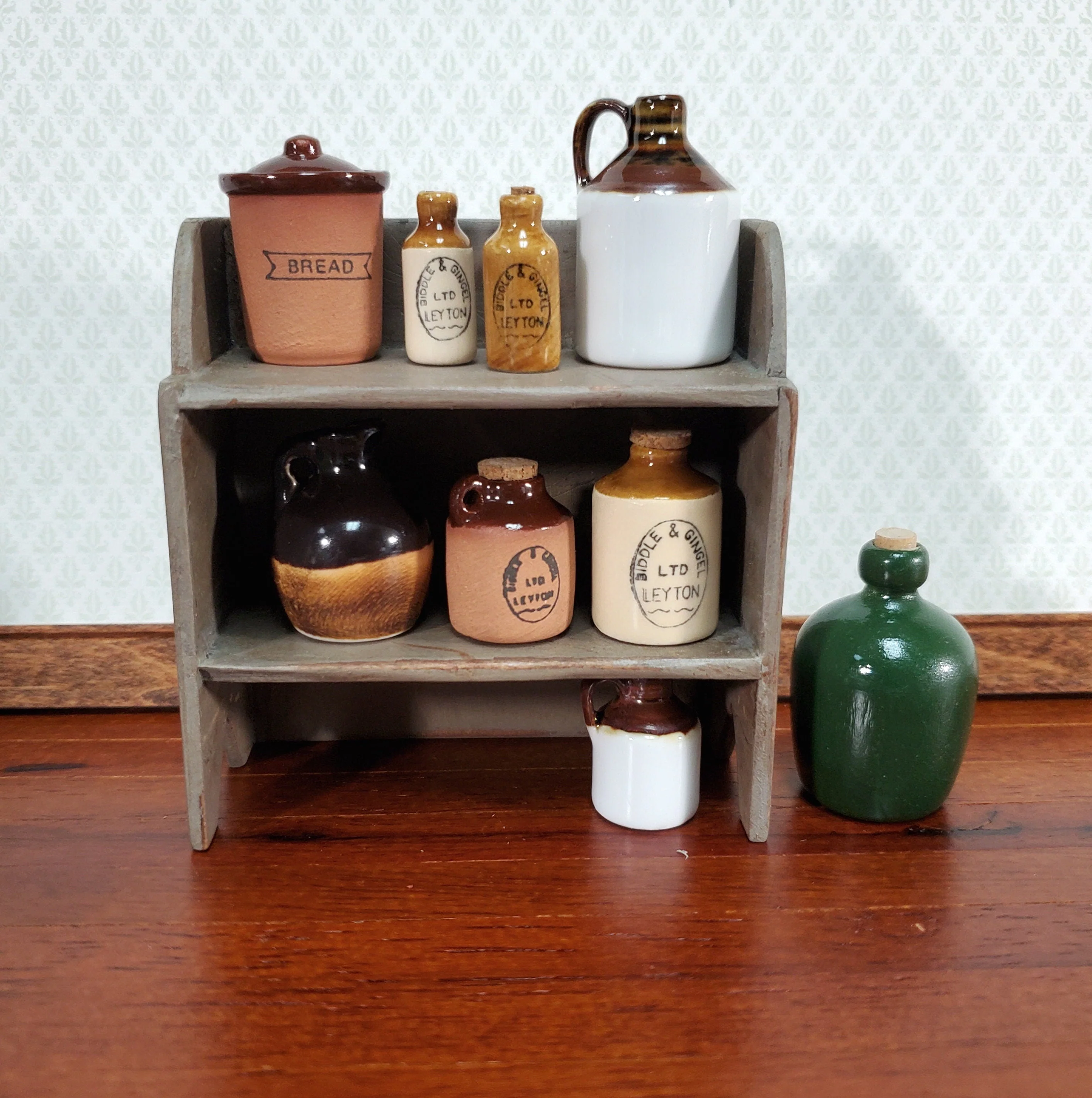 Dollhouse KIT Jug or Pot Shelf Primitive Style 1:12 Scale Miniature Easy to Assemble - Image 7