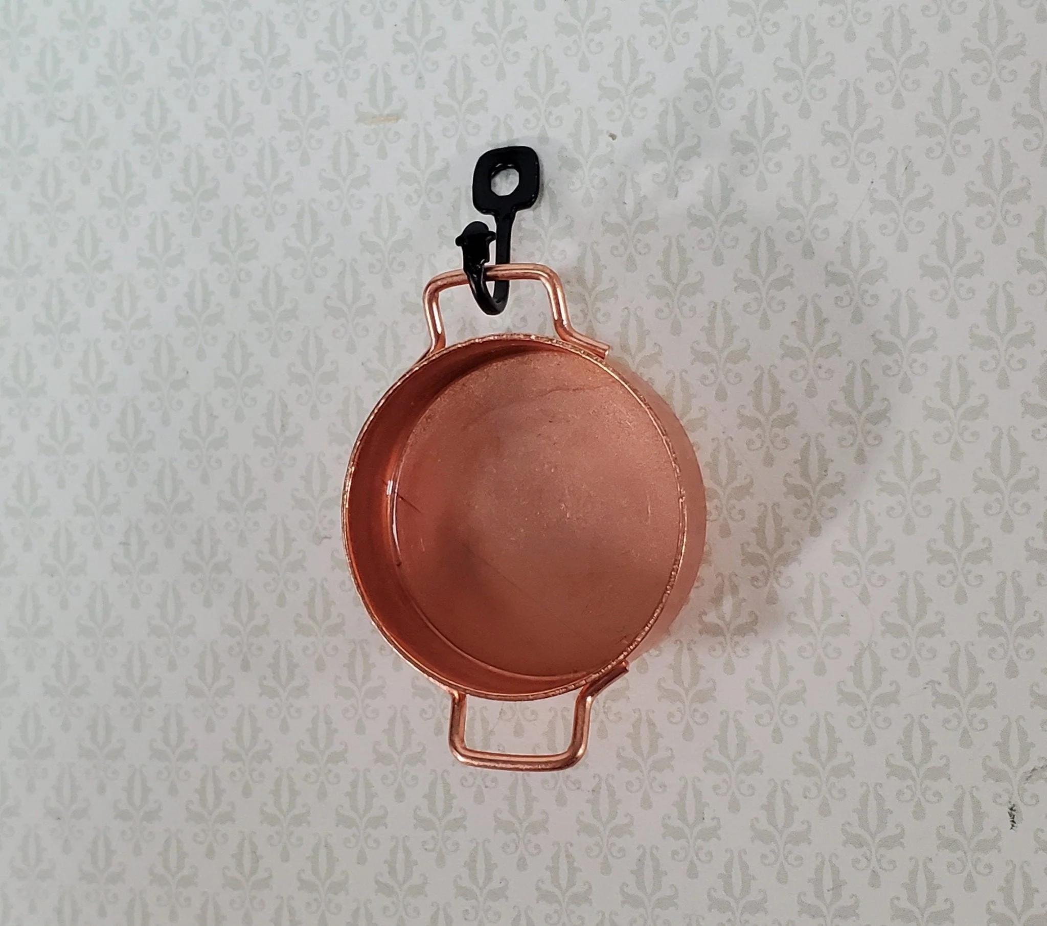 Dollhouse Large Hook for Pots Pans or Towels Black Metal 1:12 Scale Miniature - Image 3