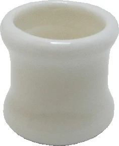 Dollhouse Large White Glazed Ceramic Planter 1:12 Scale Miniature