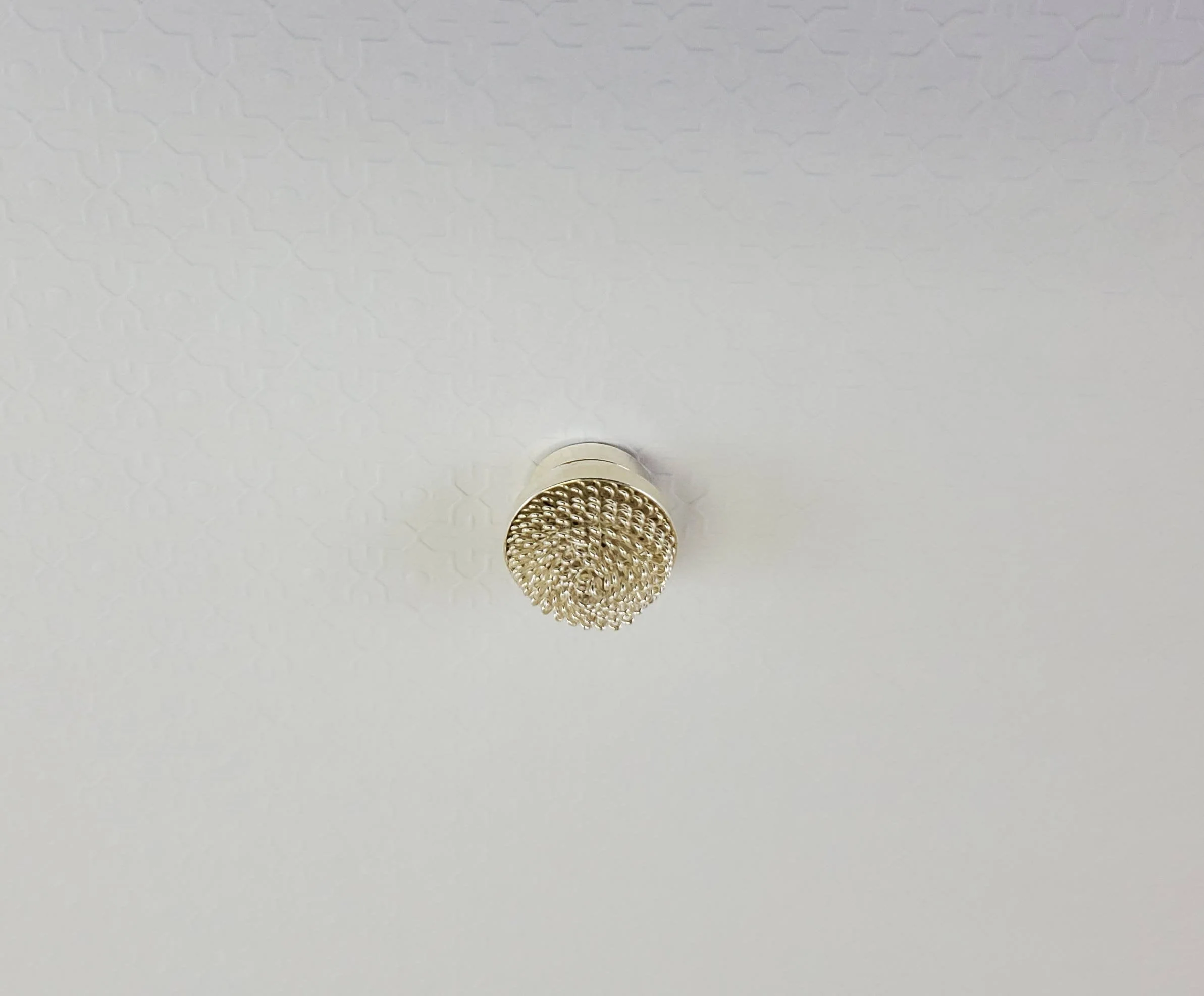 Dollhouse LED Ceiling Light Silver Fancy 1:12 Scale Battery Operated - Image 2