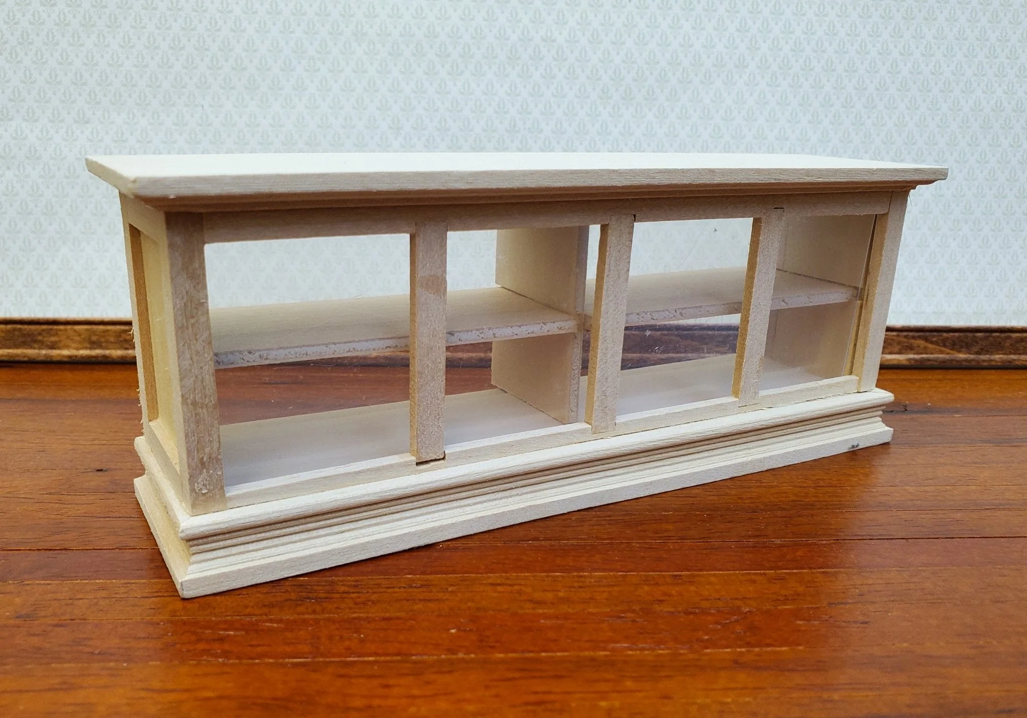 Dollhouse Low Display Counter for Bakery Store or Shop 1:12 Scale Unpainted Miniature - Image 2