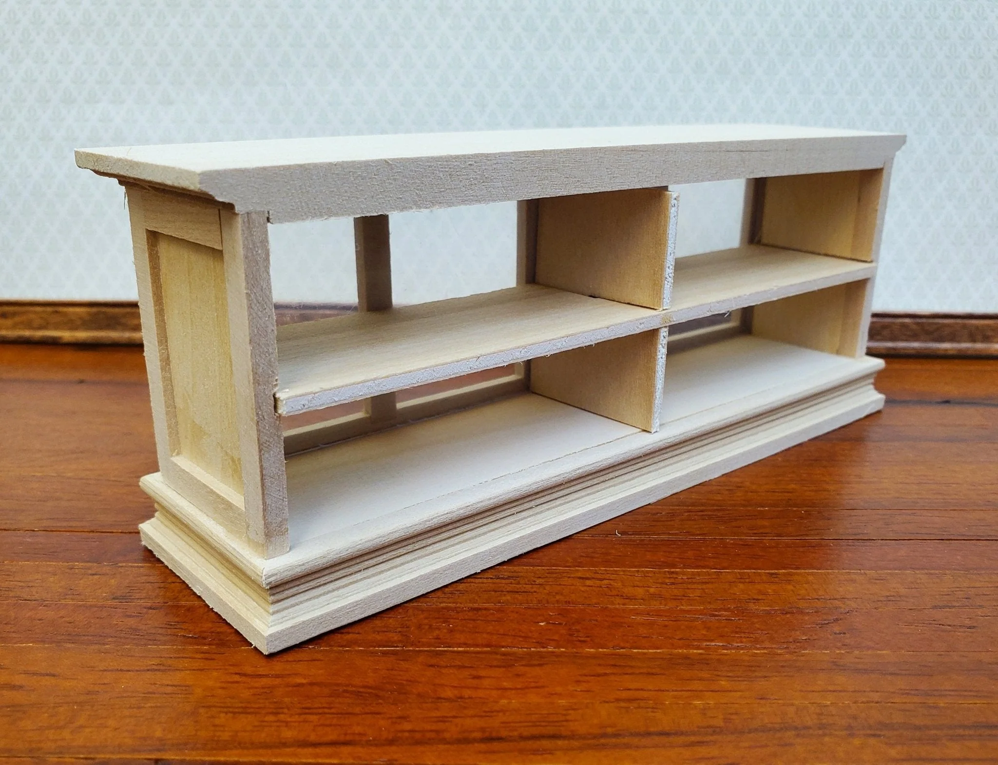 Dollhouse Low Display Counter for Bakery Store or Shop 1:12 Scale Unpainted Miniature - Image 3