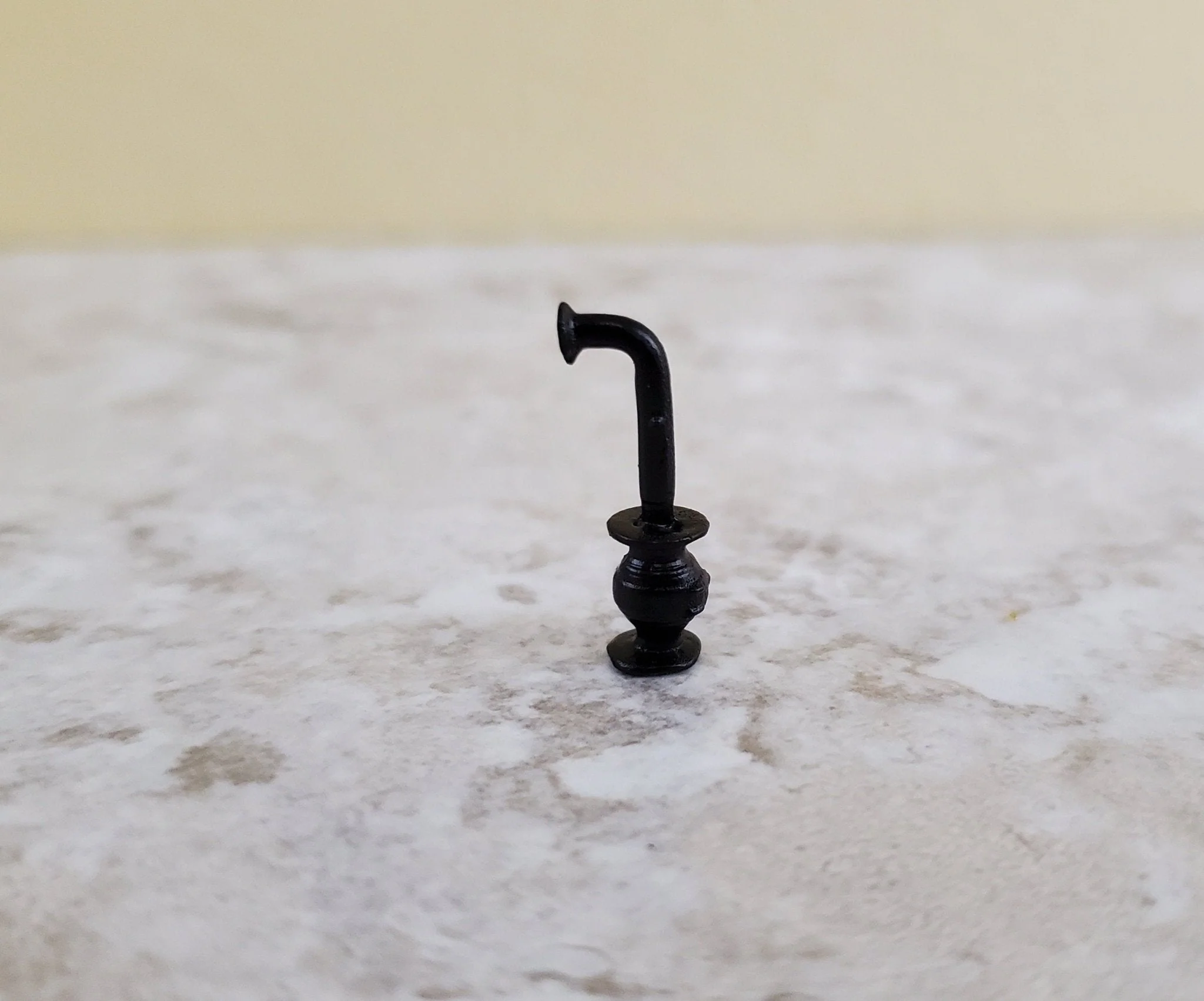 Dollhouse Miniature 1:144 Scale Wood Burning Pot Belly Stove Tiny - Image 2