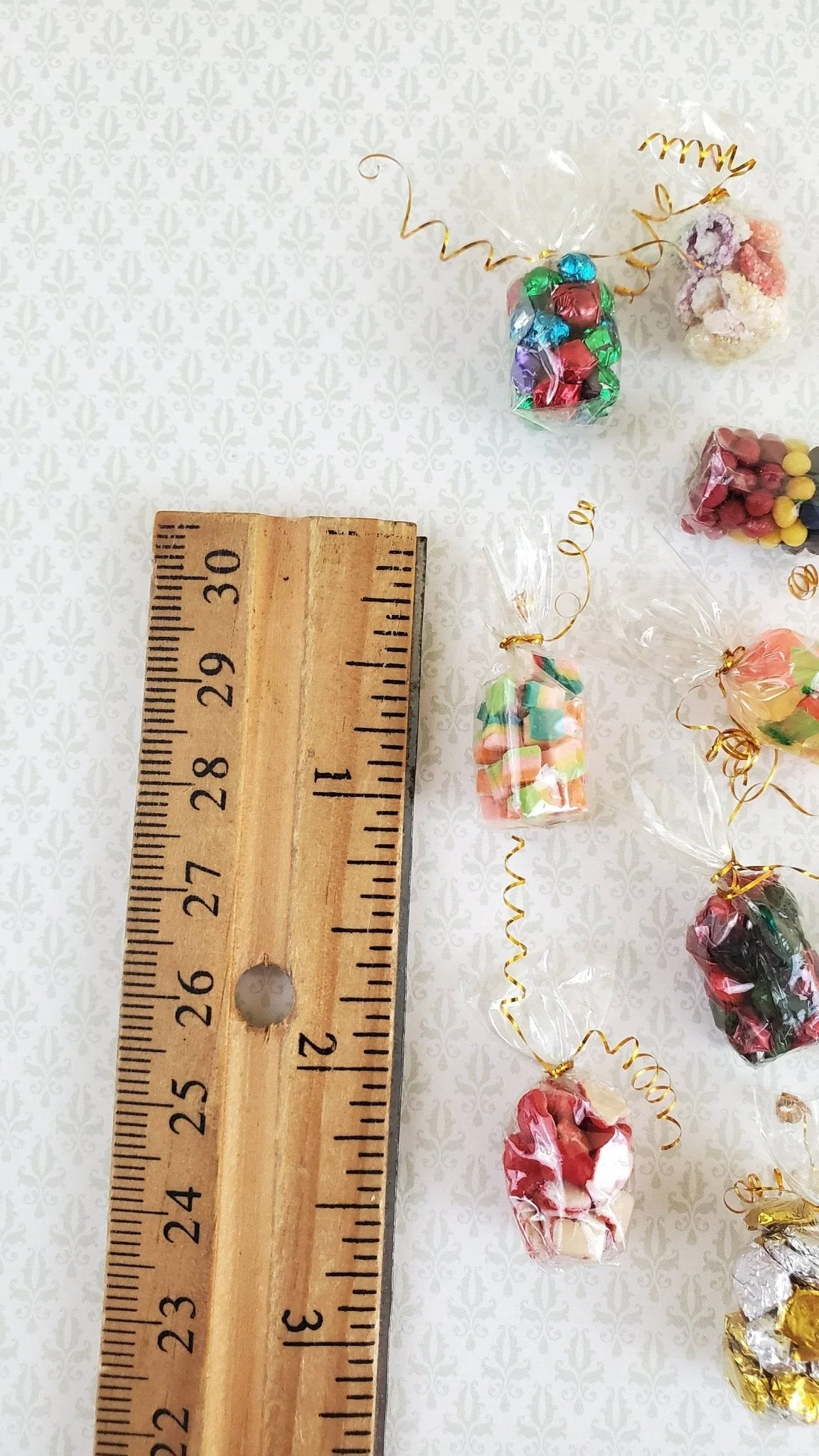 Dollhouse Miniature 12 Bags of Candy Treats for Sweet Shop 1:12 Scale Candies - Image 2
