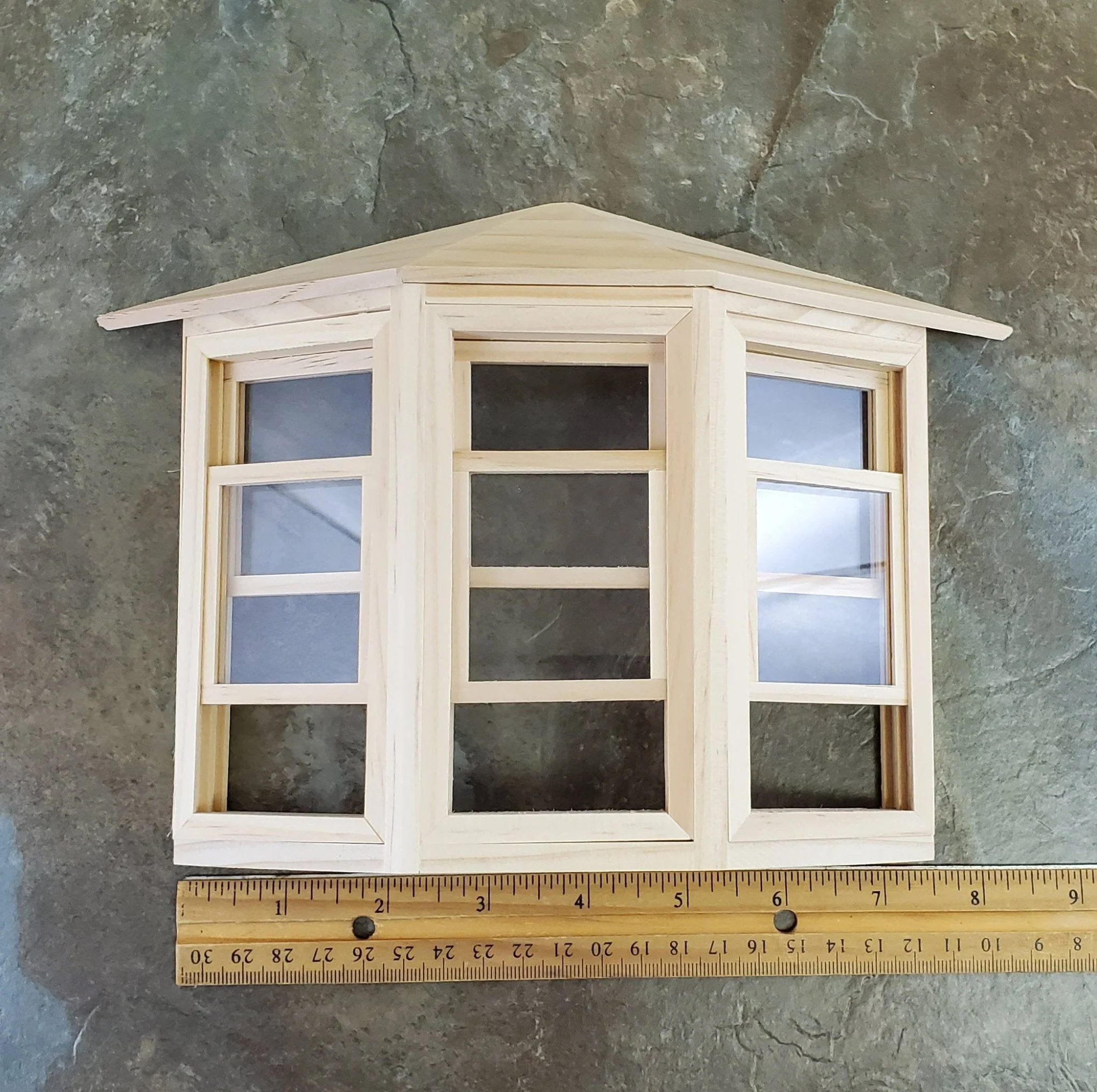 Dollhouse Miniature 3 Bay Window Working Large 1:12 Scale Houseworks 5020 - Image 3