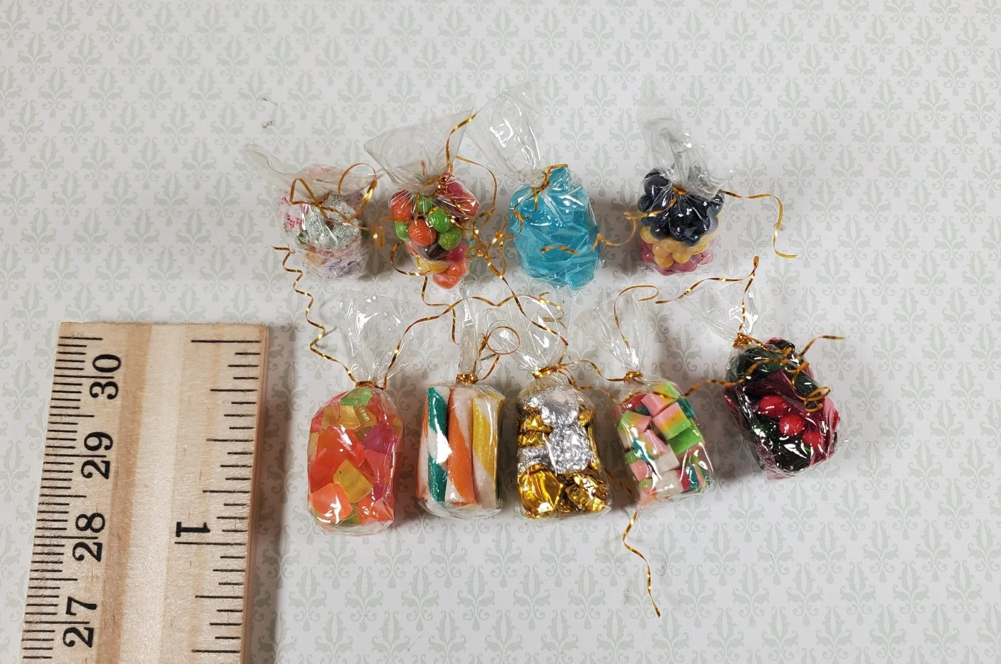 Dollhouse Miniature 9 Bags of Candy Treats for Sweet Shop 1:12 Scale Candies - Image 3