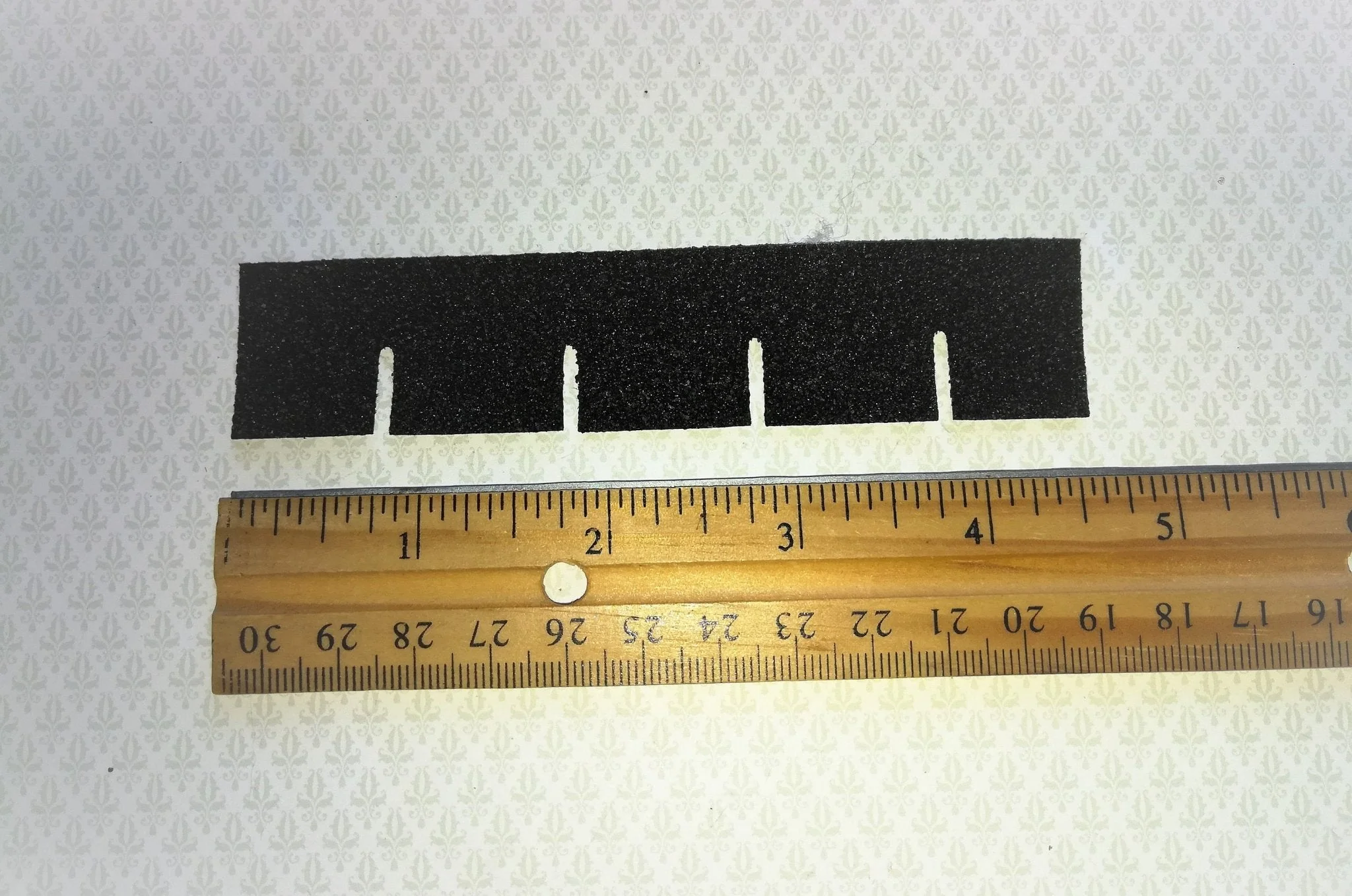 Dollhouse Miniature Asphalt Shingles Black Square 1:12 Scale #4001 144-157 Sq Inches - Image 3