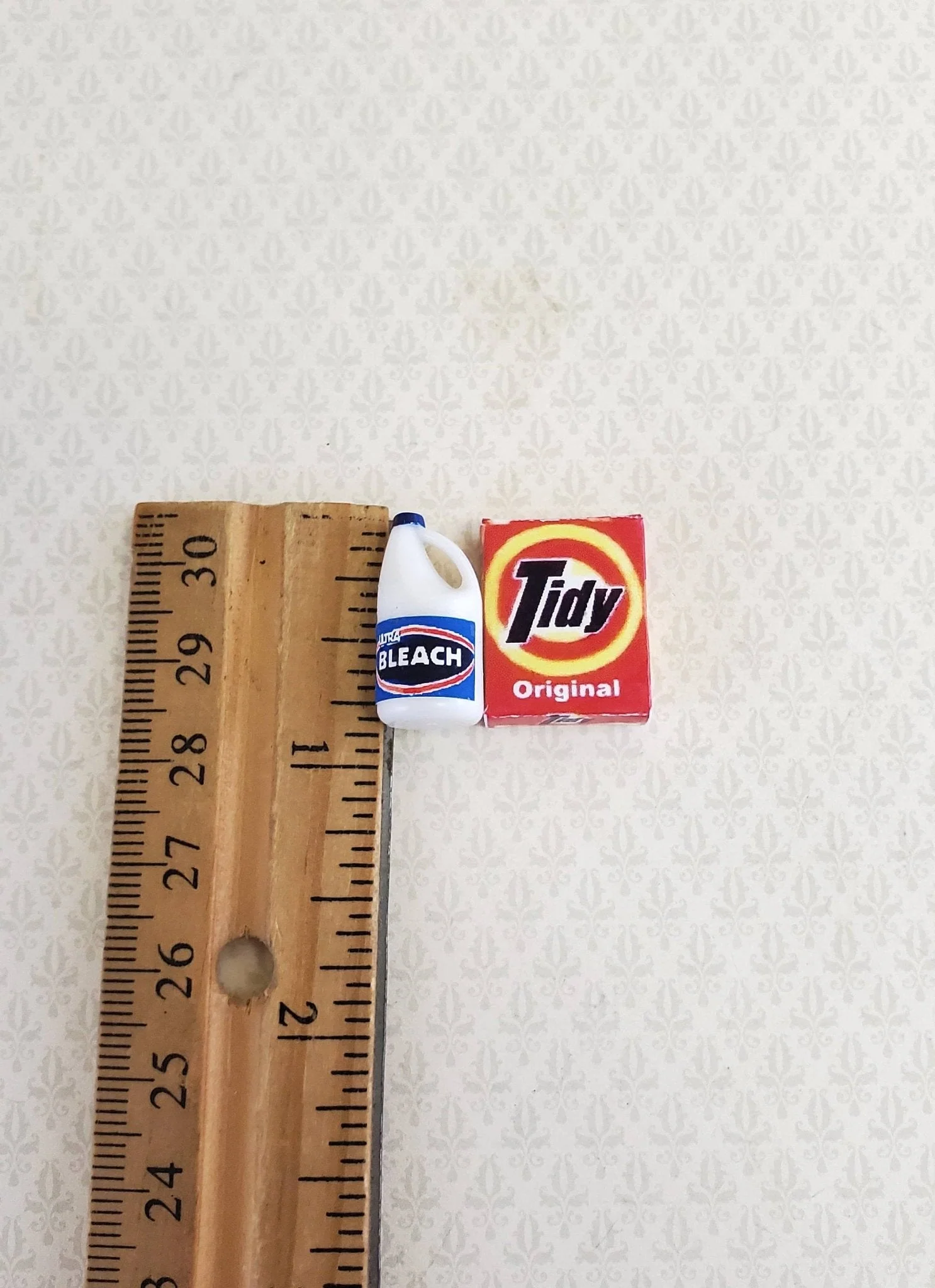 Dollhouse Miniature Bleach & Boxed Laundry Detergent 1:12 Scale Laundry Room - Image 2