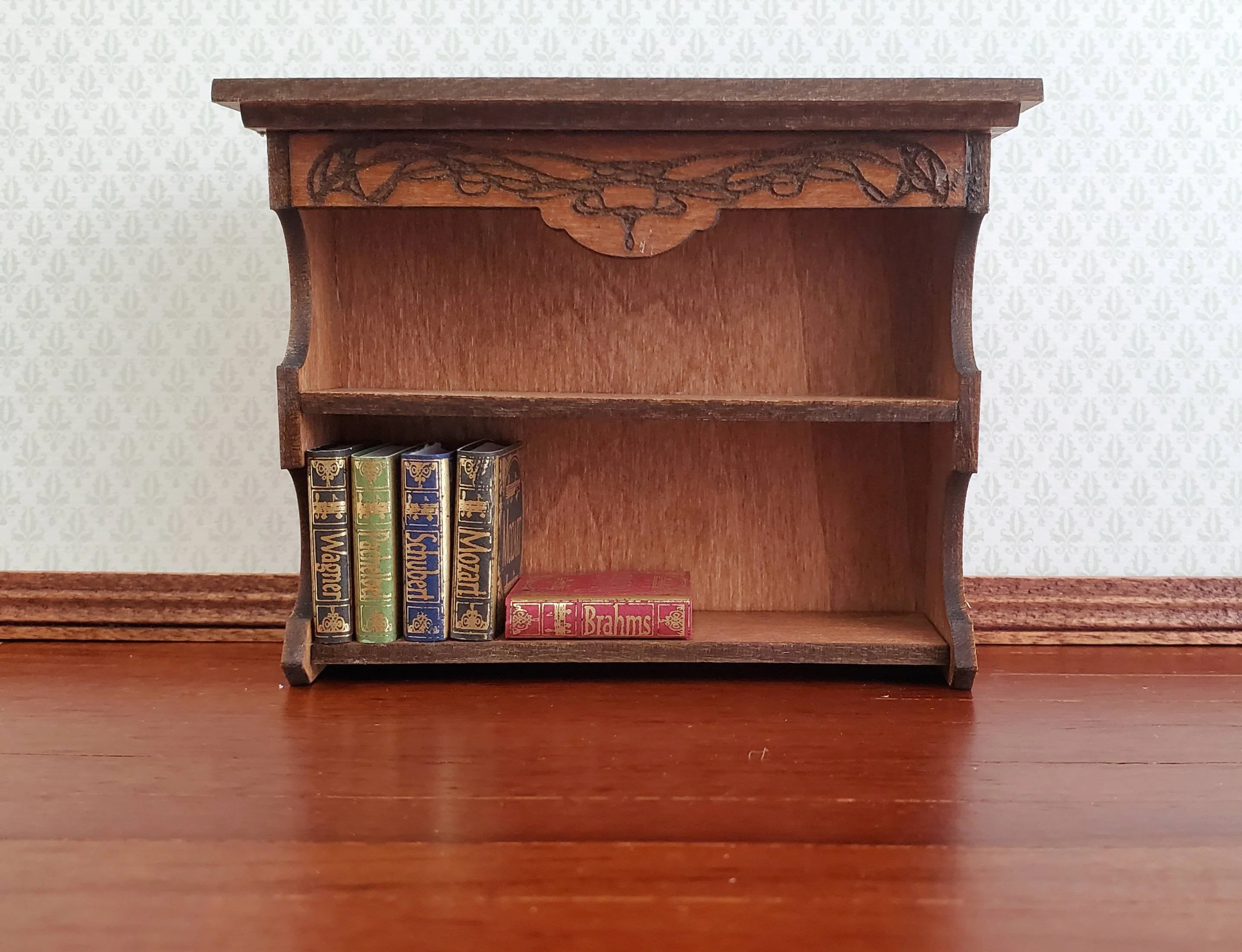Dollhouse Miniature Books x5 Composers Set 1:12 Scale (blank inside) - Image 3