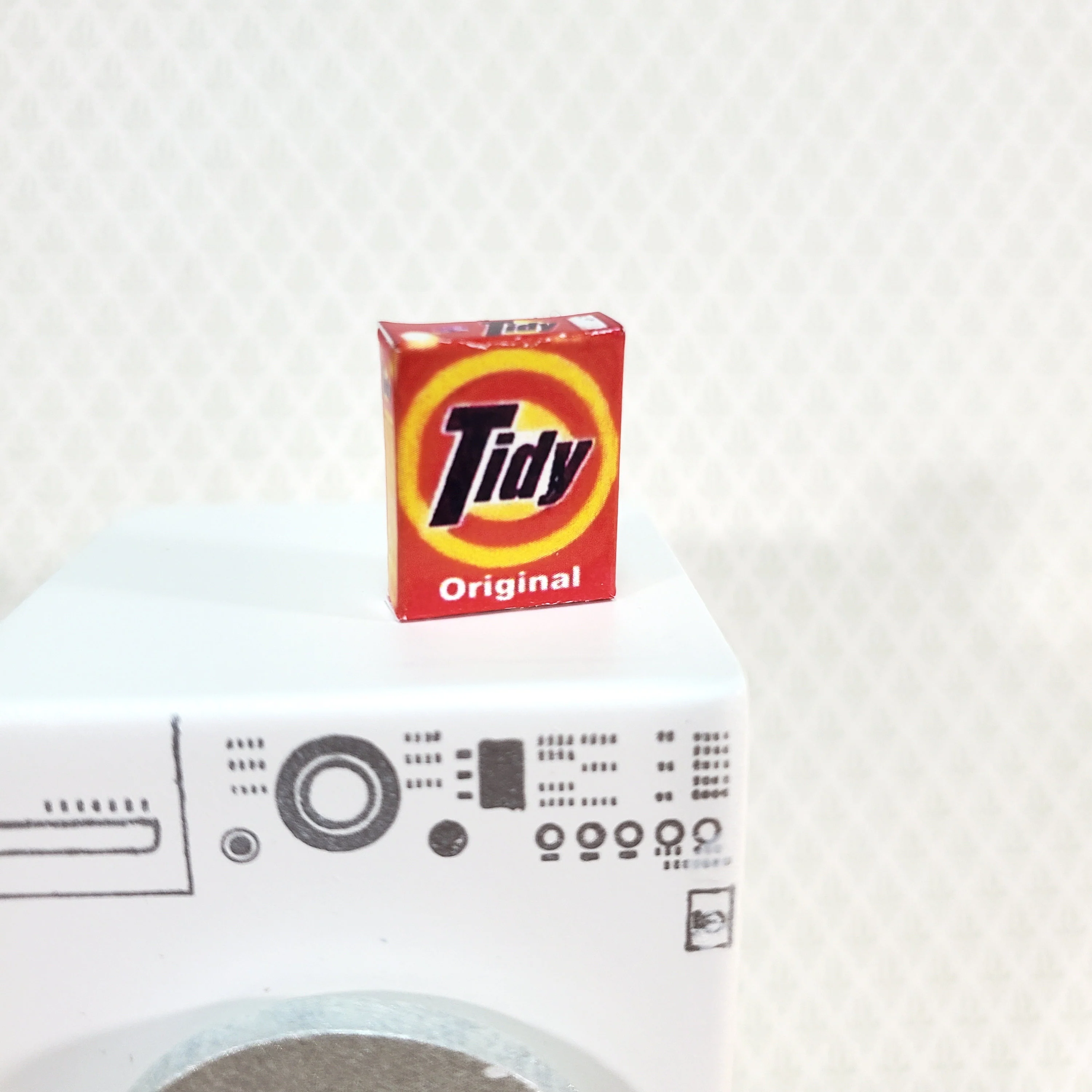 Dollhouse Miniature Boxed Laundry Detergent 1:12 Scale Laundry Room - Image 2