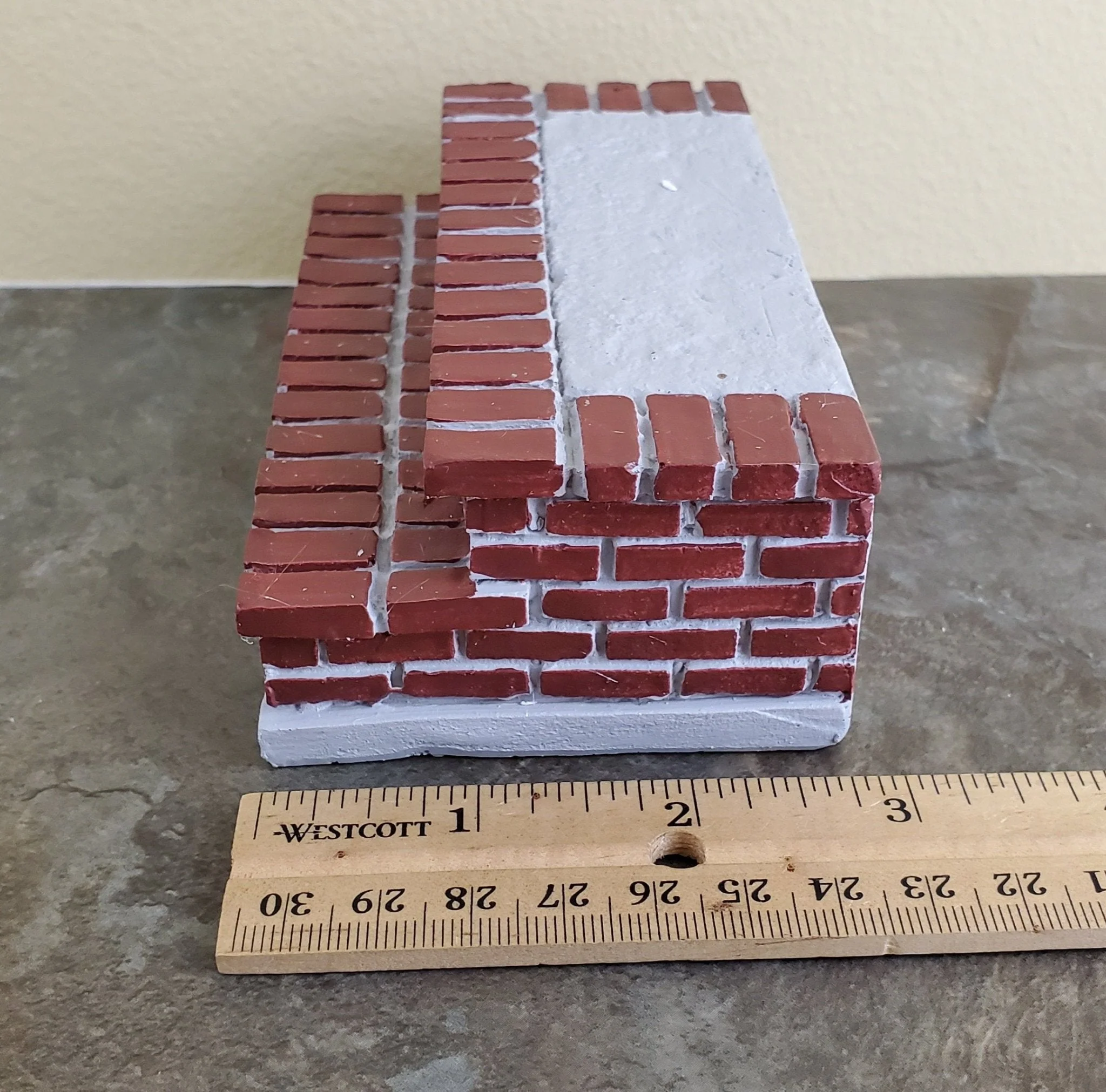 Dollhouse Miniature Brick Steps Resin Large 1:12 Scale Garden or Yard - Image 6