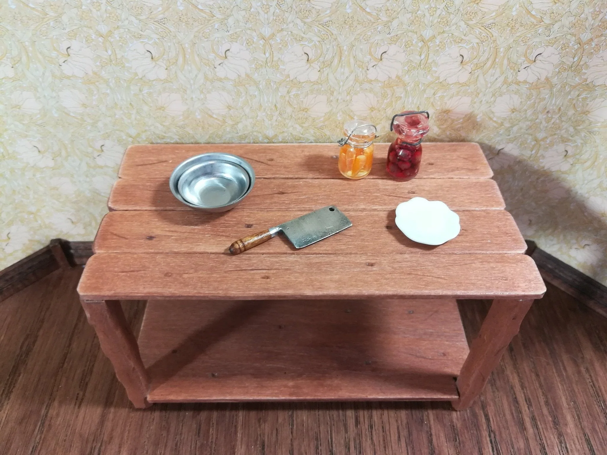 Dollhouse Miniature Butcher Knife Cleaver Sir Thomas Thumb 1:12 Scale - Image 2