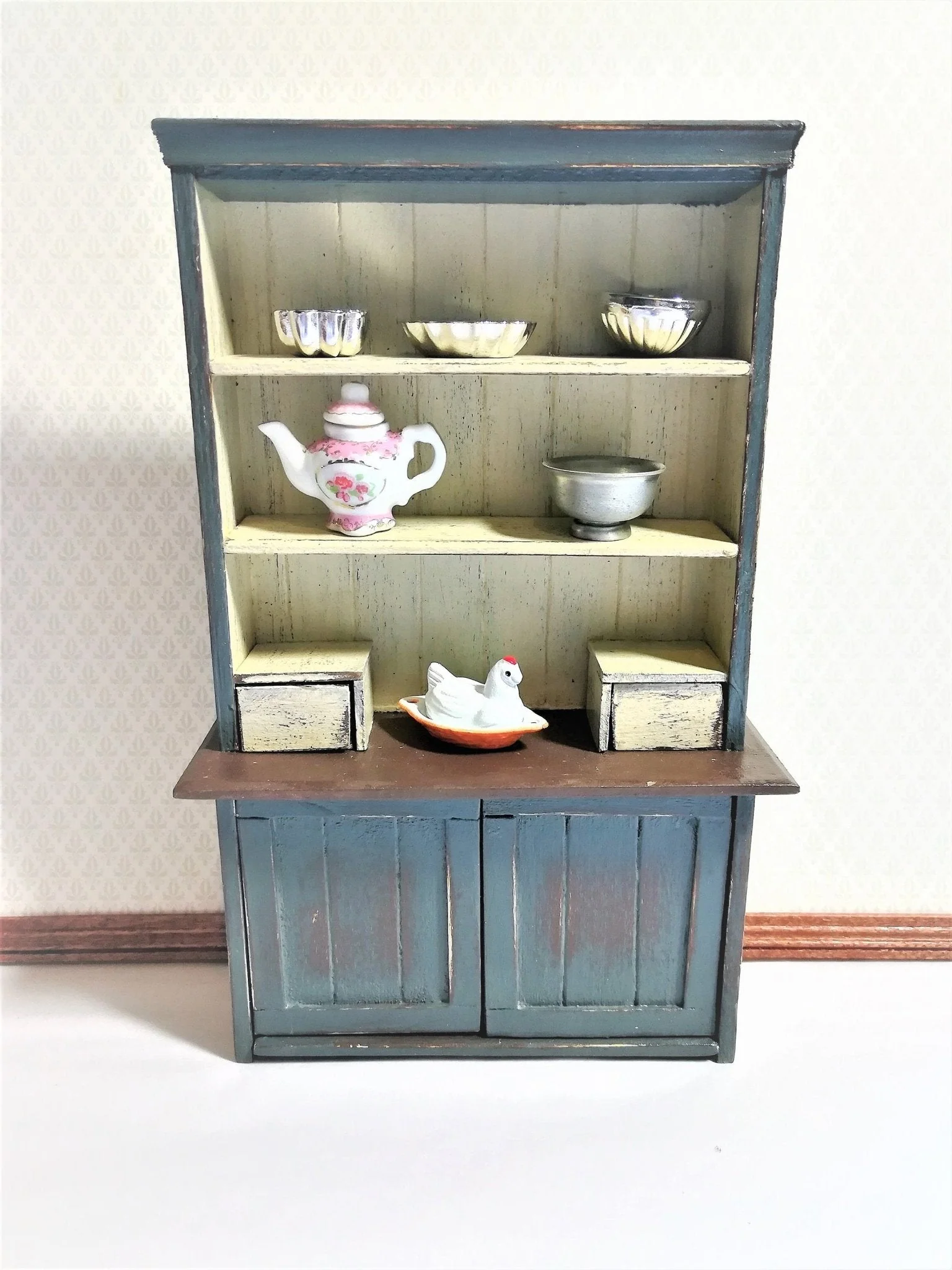 Dollhouse Miniature Chicken Brick Baking Dish 1:12 Scale Kitchen Accessory - Image 3