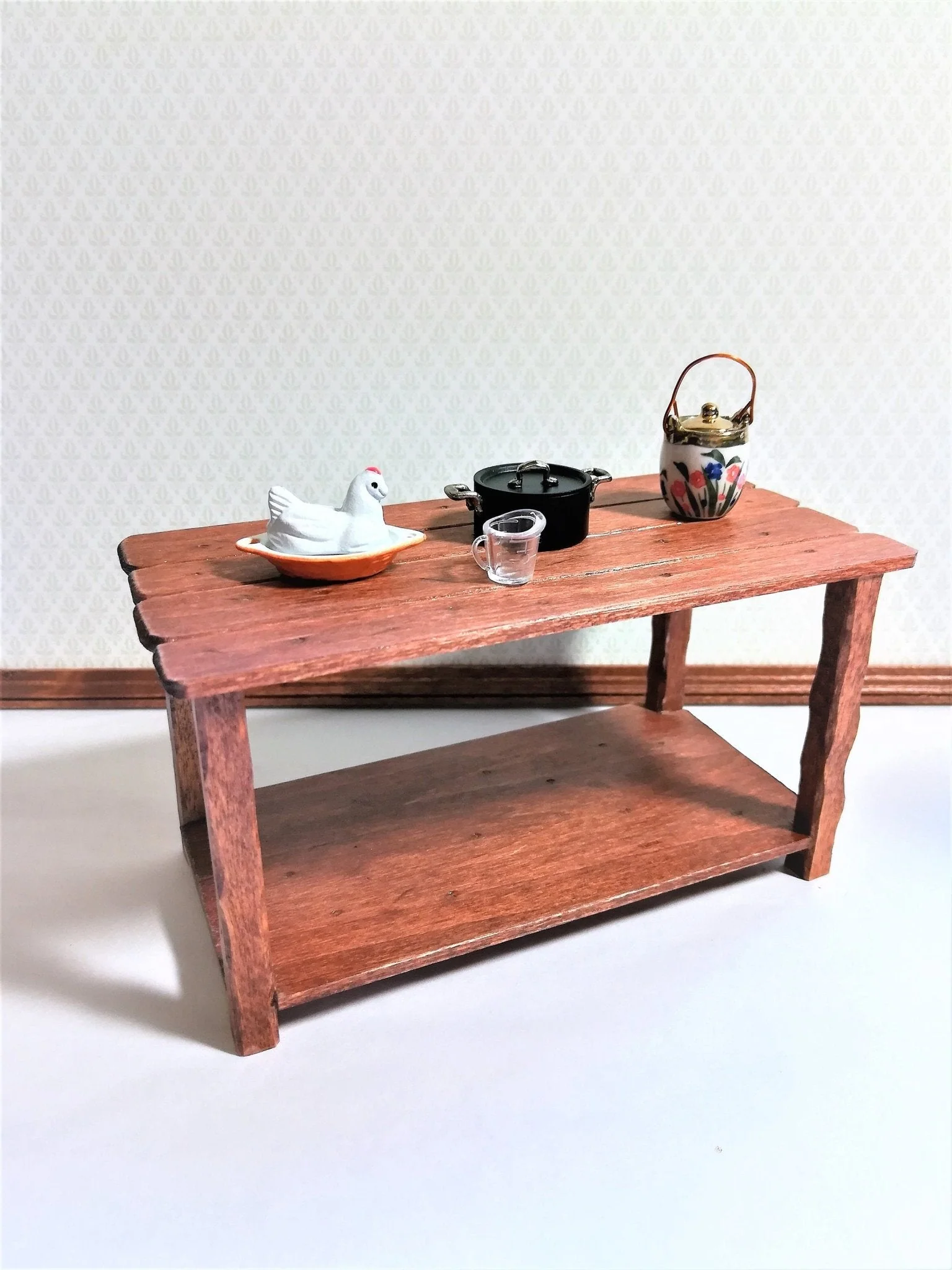 Dollhouse Miniature Chicken Brick Baking Dish 1:12 Scale Kitchen Accessory - Image 4