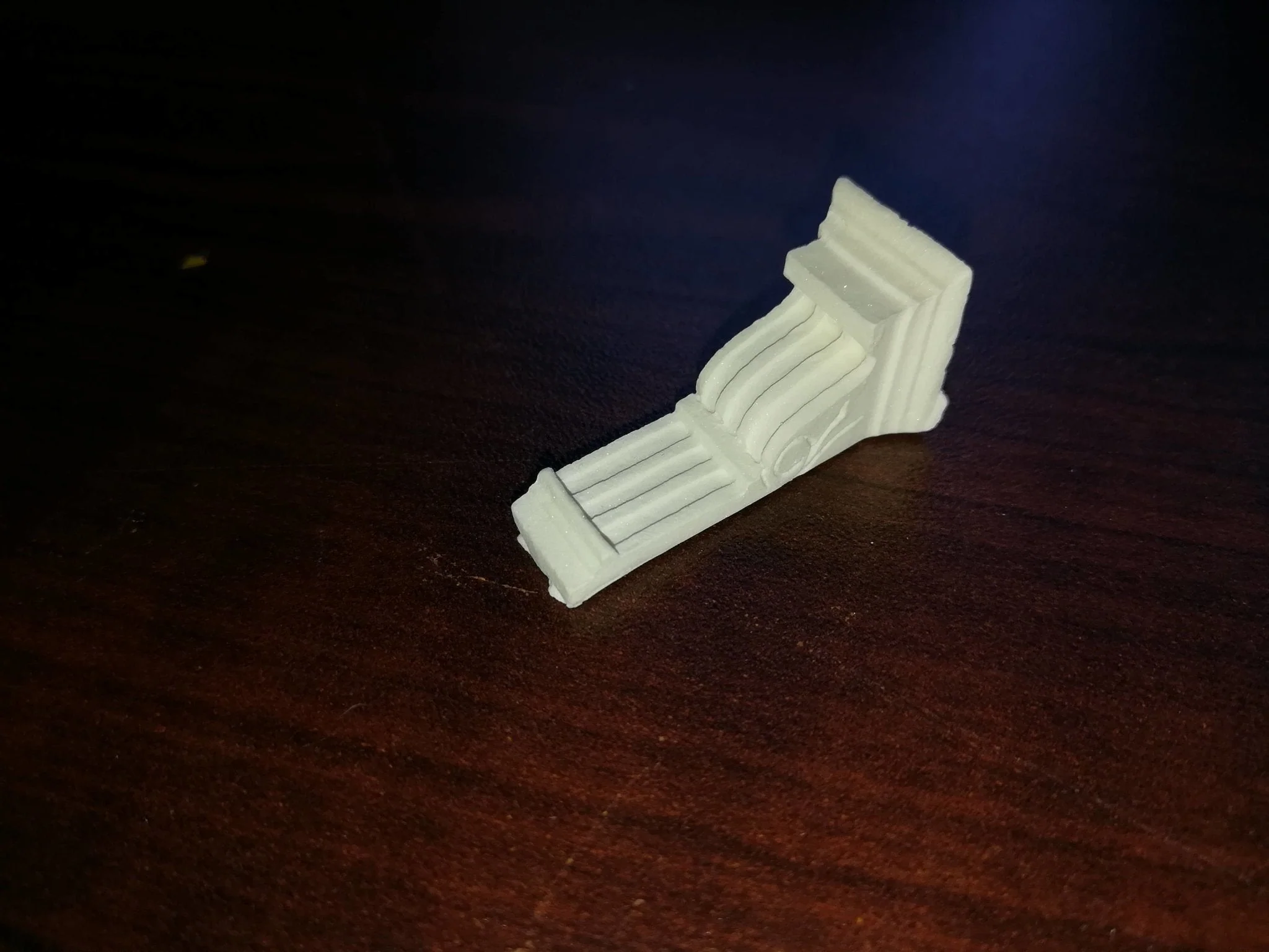 Dollhouse Decorative Corbels Hard Cast Plaster 1:12 Scale Miniature Set of 4 - Image 2