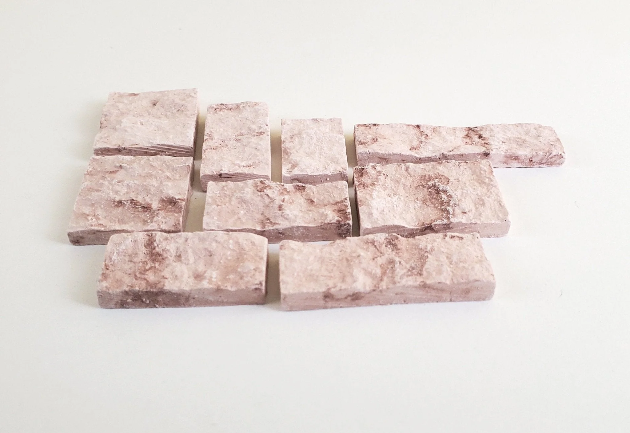 Dollhouse Miniature Cut Stone Brown by Andi Mini Brick & Stone 1:12 Scale 72 sq in AM0724 - Image 4