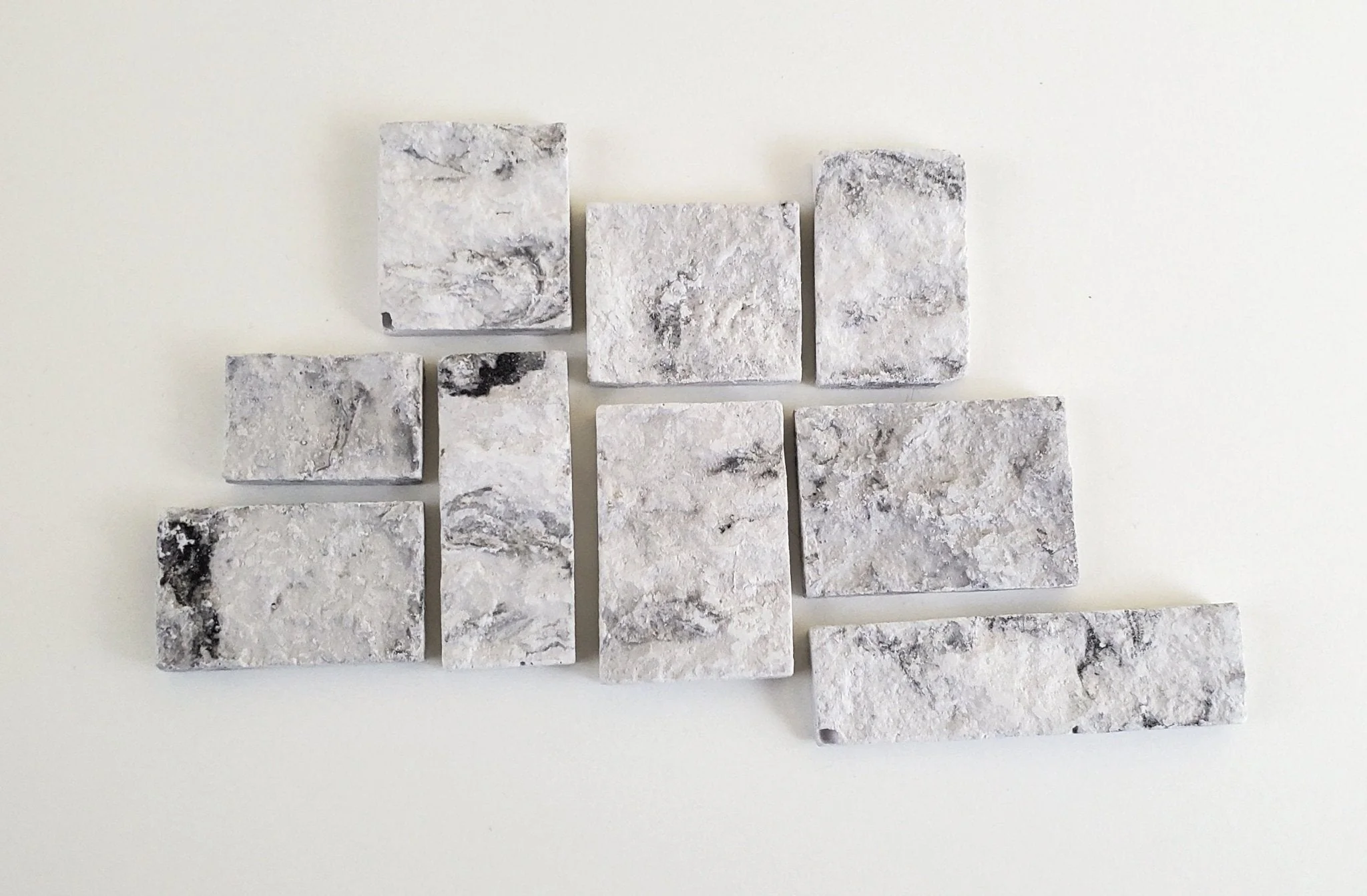 Dollhouse Miniature Cut Stone Gray by Andi Mini Brick & Stone 1:12 Scale 72 sq in AM0725 - Image 3