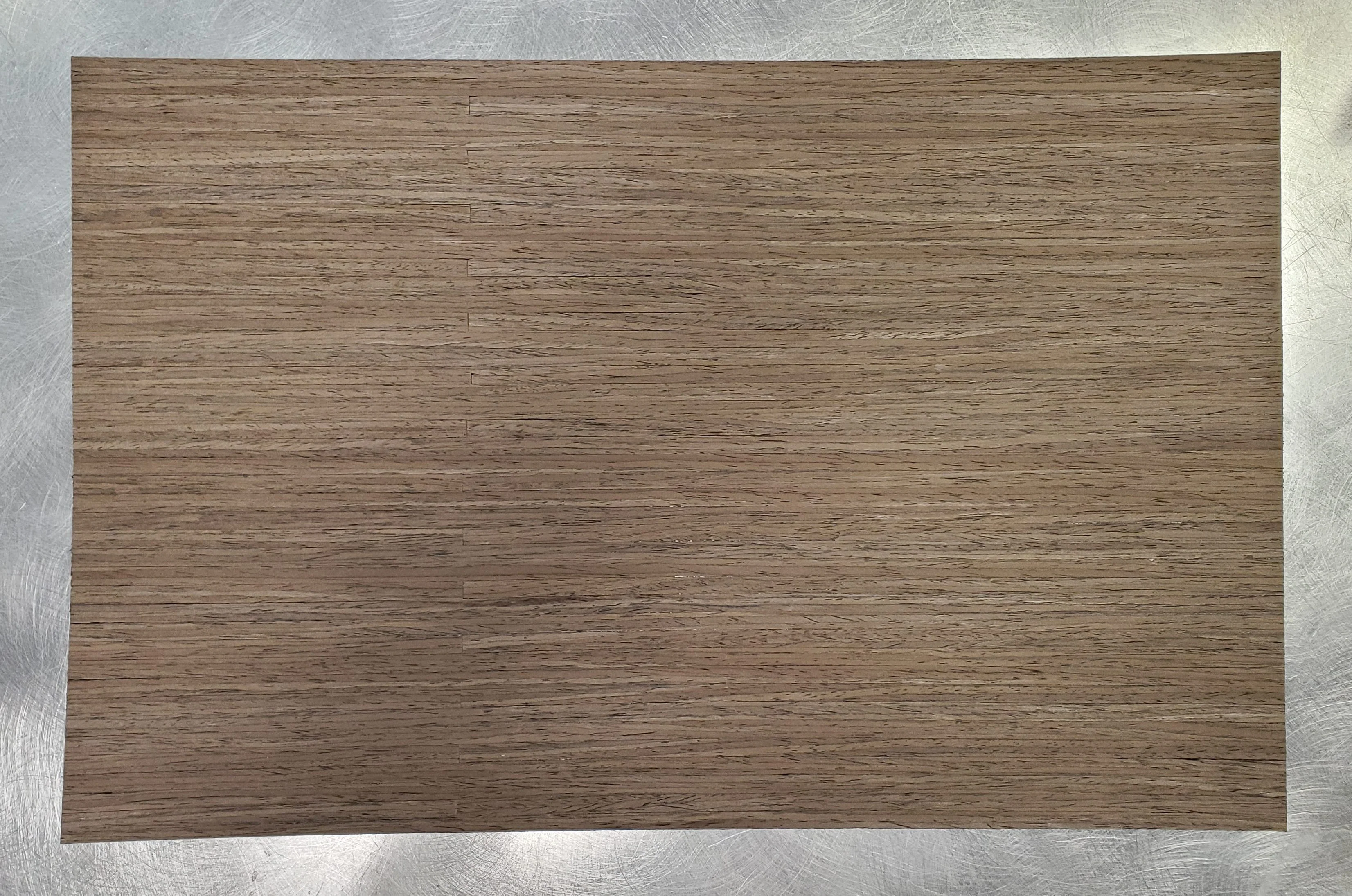 Dollhouse Miniature Dark Real Wood Flooring 1/4" Wide Planks 1:12 Scale 17 x 11