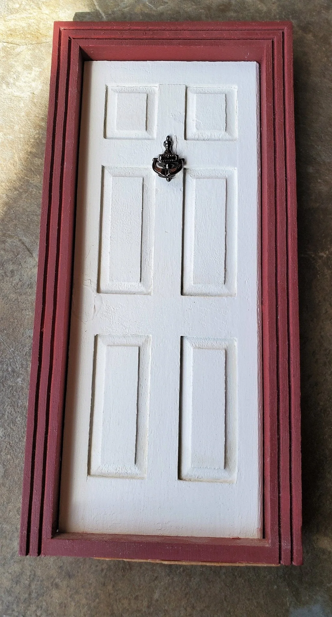 Dollhouse Miniature Door Knocker Classic Style Dark Bronze 1:12 Scale 18 mm - Image 4