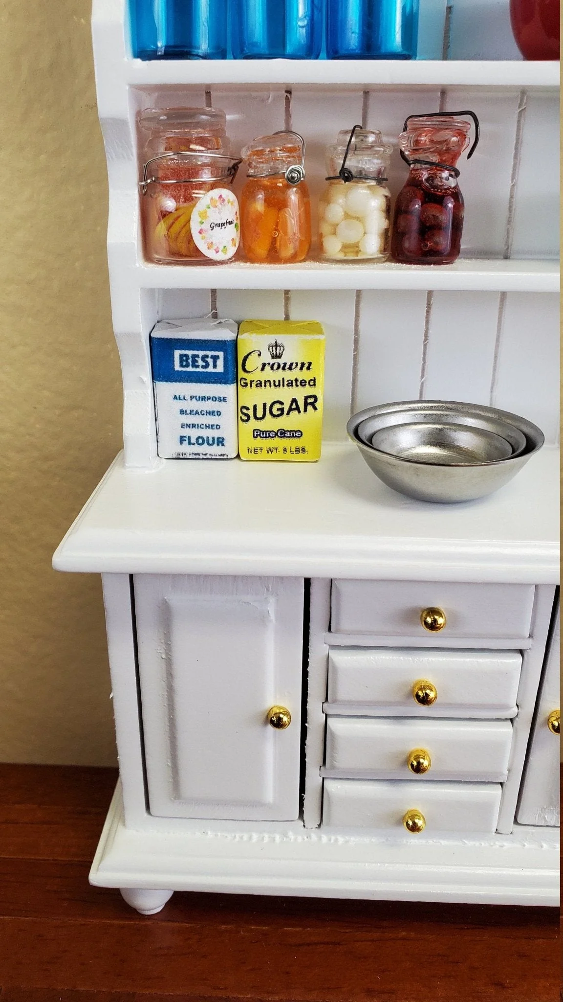 Dollhouse Miniature Flour & Sugar Baking 1:12 Scale Kitchen Food - Image 3