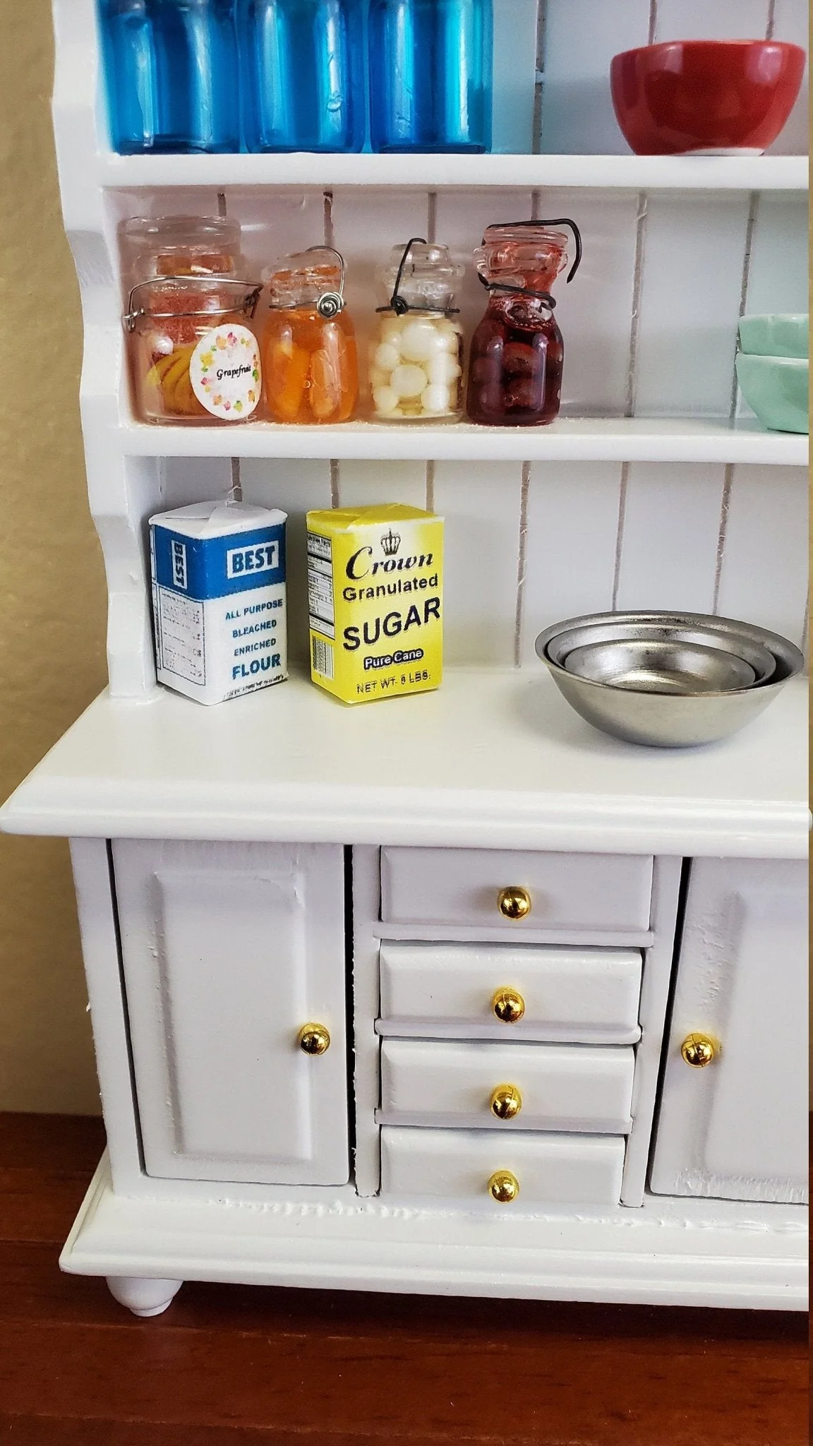 Dollhouse Miniature Flour & Sugar Baking 1:12 Scale Kitchen Food - Image 4