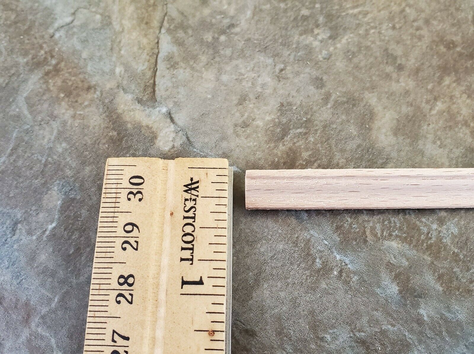 Dollhouse Half Scale Crown Cornice Molding Trim 5/16" x 18" long 77069 - Image 3