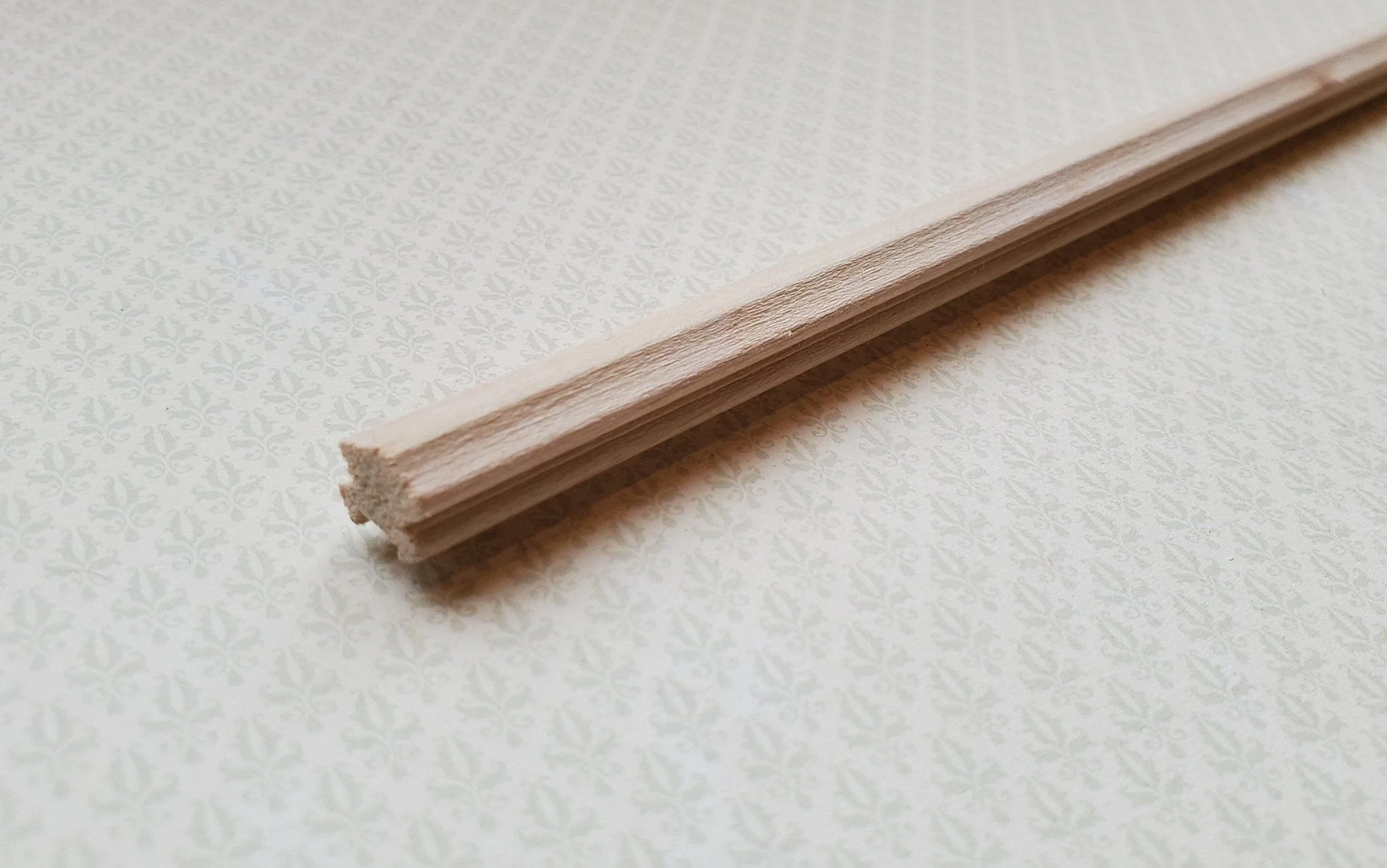 Dollhouse Miniature Handrail Banister for Stairs 3/8" w x 18" long 1:12 Scale HRB10 - Image 2