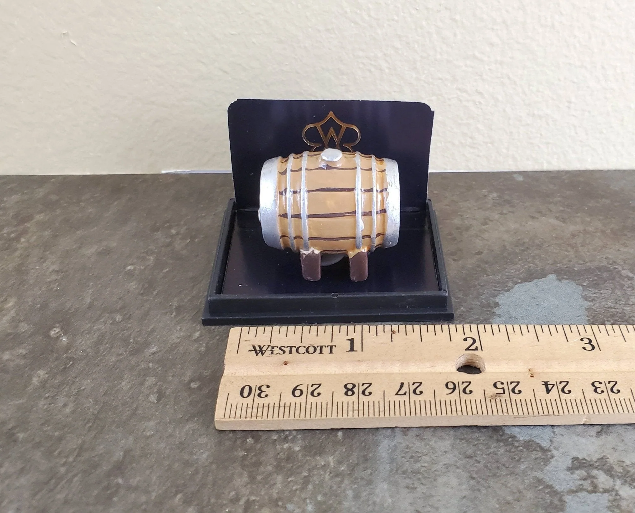 Dollhouse Miniature Keg with Tap Small 1:12 Scale Keg Beer or Wine Cask Reutter - Image 5