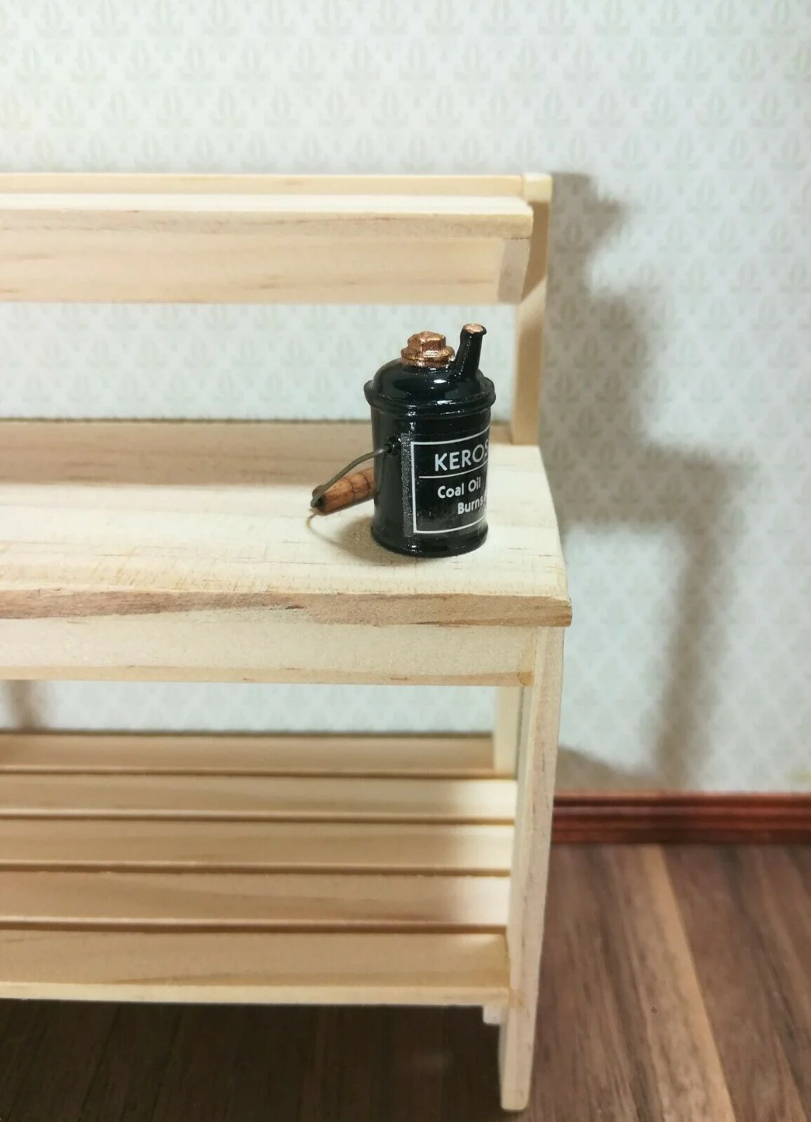 Dollhouse Miniature Kerosene Can Sir Thomas Thumb 1:12 Scale Vintage Style - Image 2