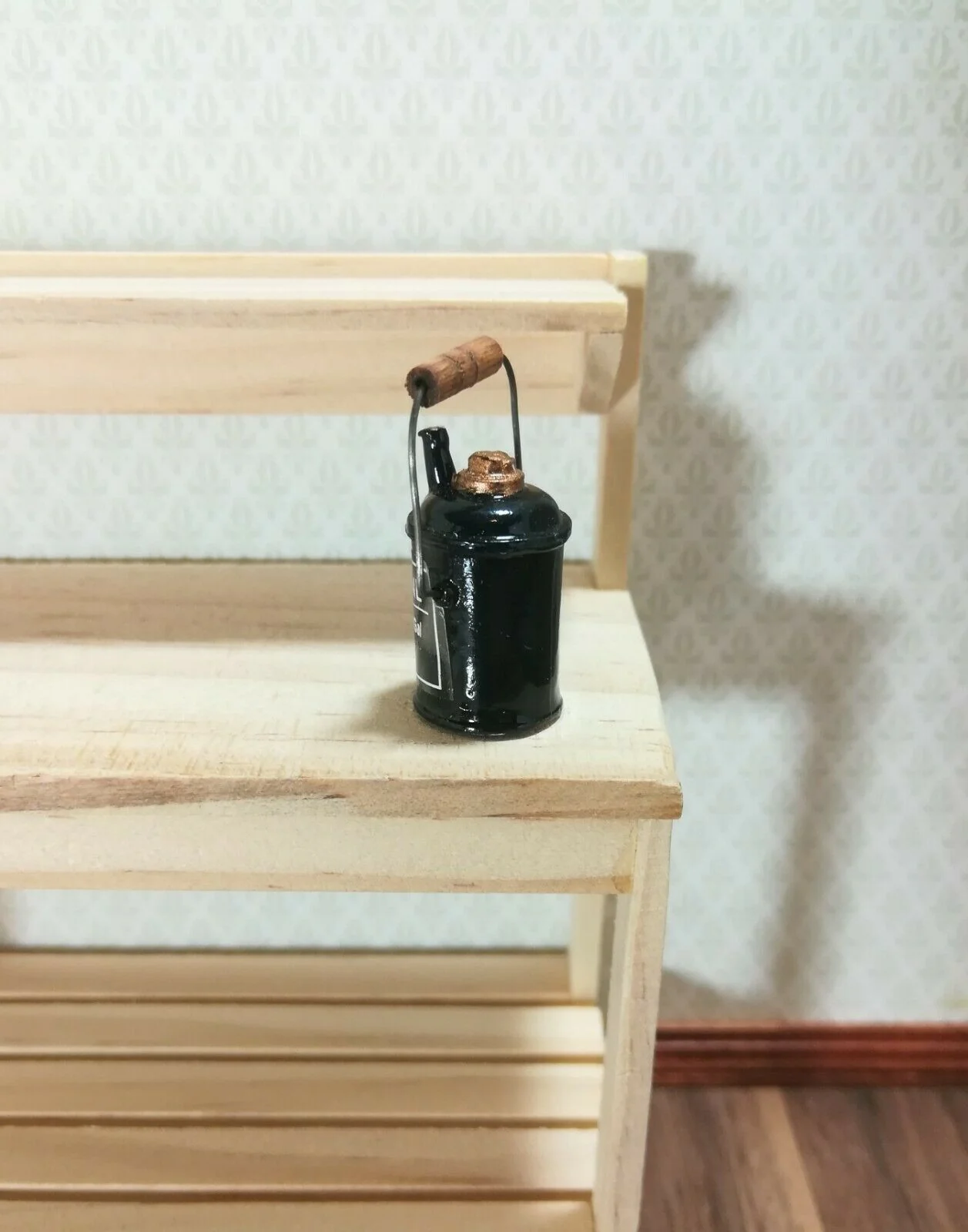 Dollhouse Miniature Kerosene Can Sir Thomas Thumb 1:12 Scale Vintage Style - Image 3