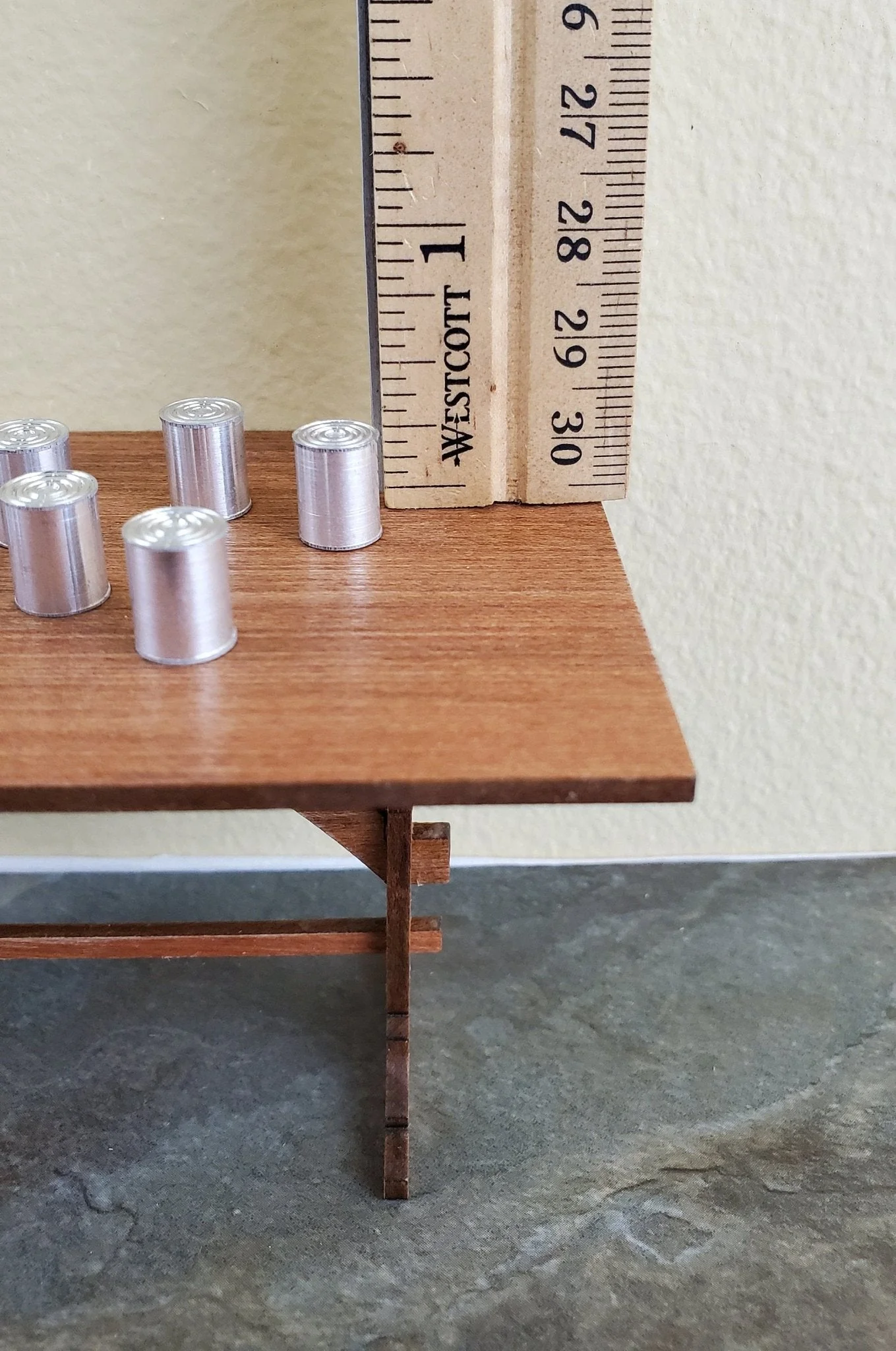 Dollhouse Miniature Metal Cans Medium x12 Grocery Store 1:12 Scale #7 Blanks - Image 2