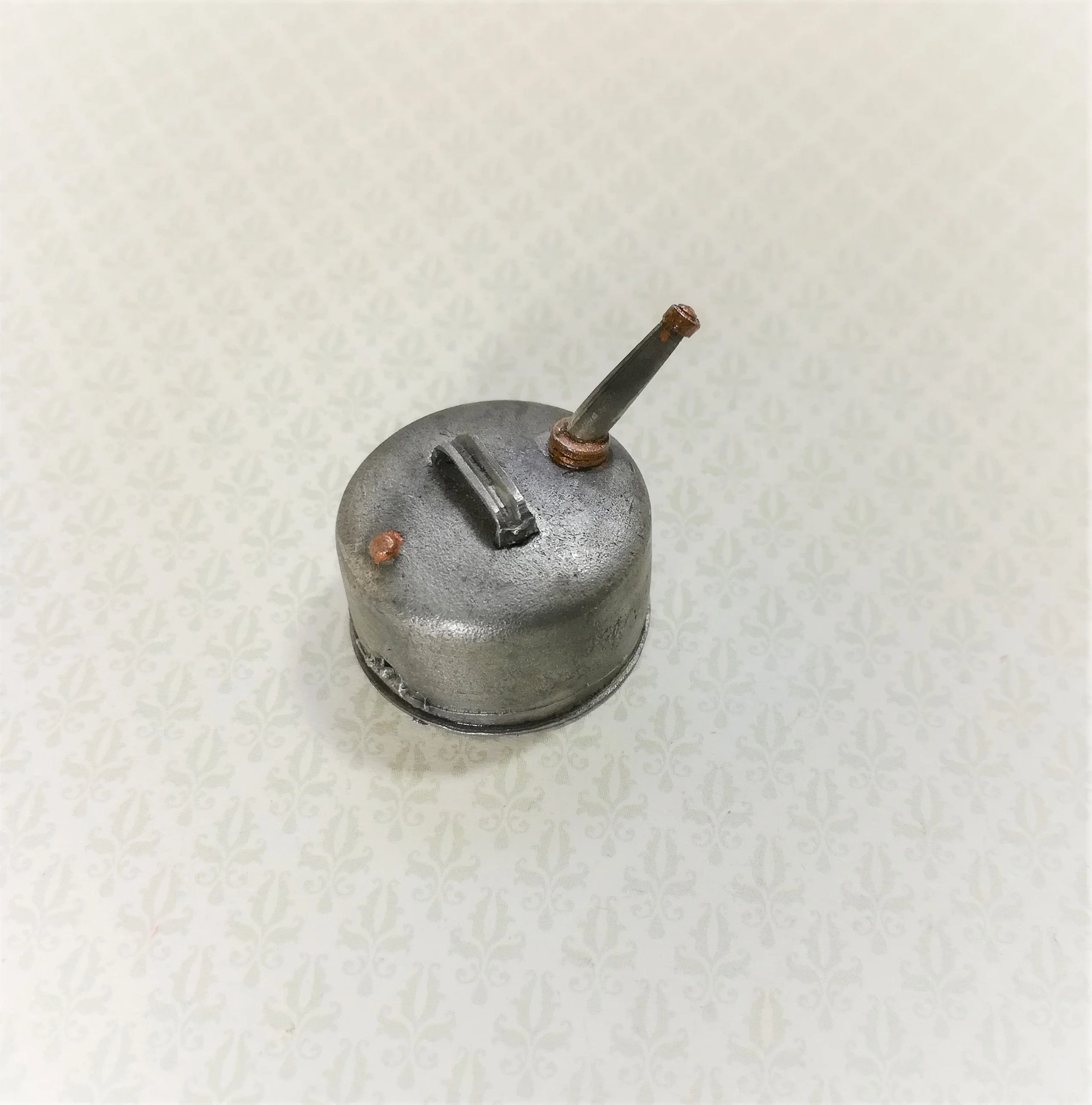 Dollhouse Miniature Metal Gas Can Sir Thomas Thumb 1:12 Scale Antique Style - Image 2