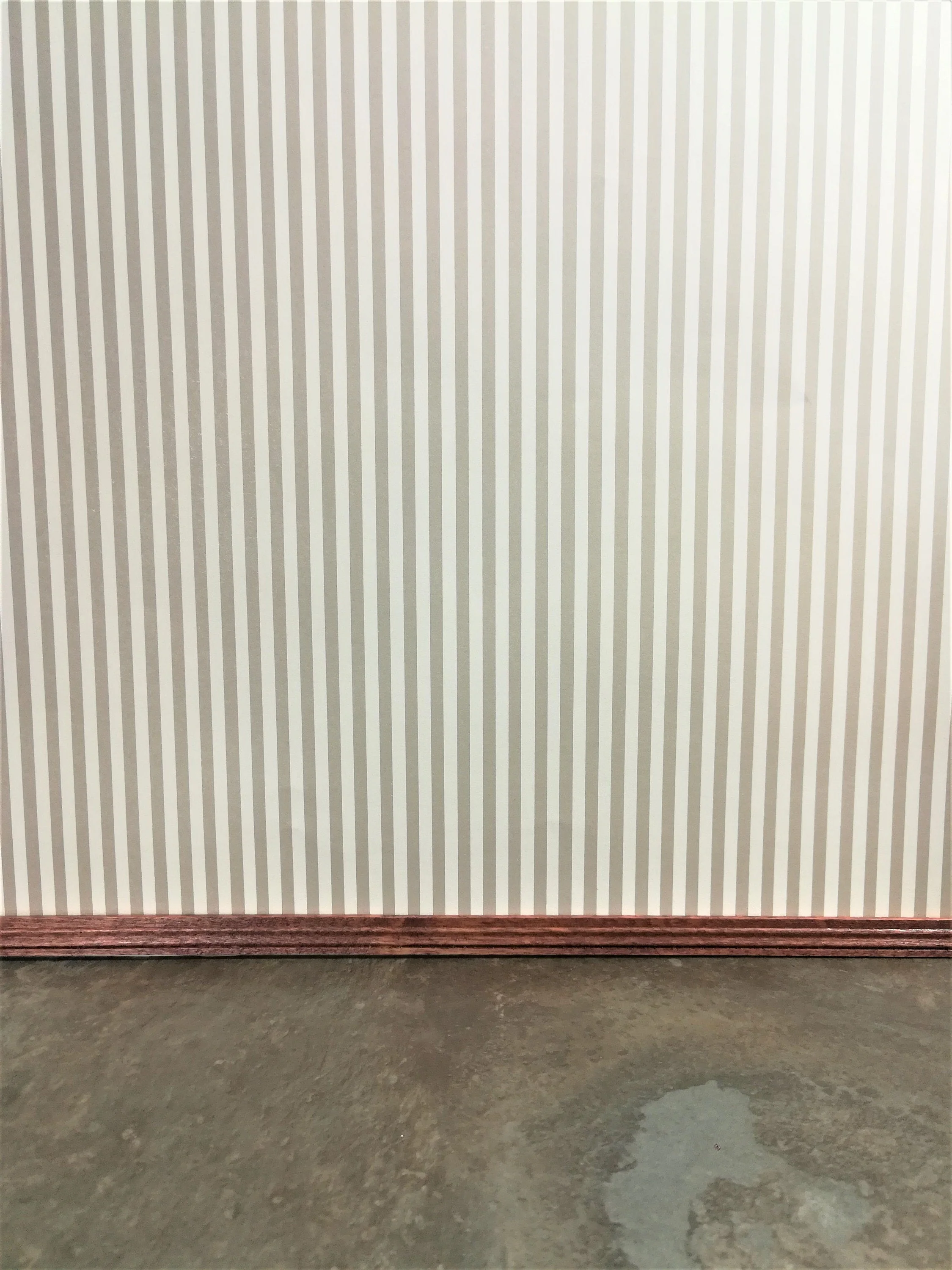 Dollhouse Striped Wallpaper Beige Stripes 3 Sheets "Marusia Stripe" 1:12 Scale - Image 3