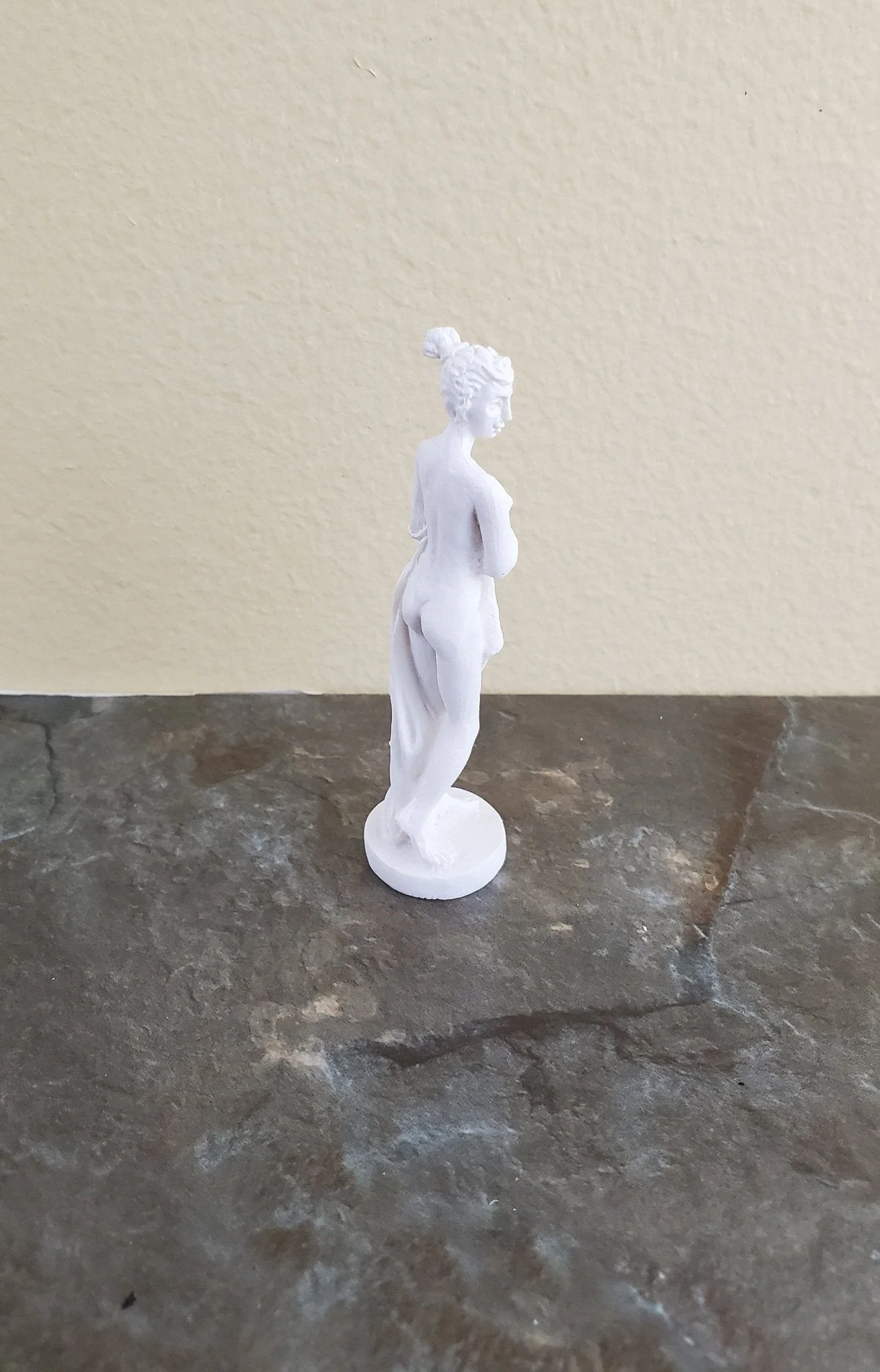 Dollhouse Miniature Nude Female Garden Statue White Small 1:12 or 1/24 Scale fairy garden - Image 3