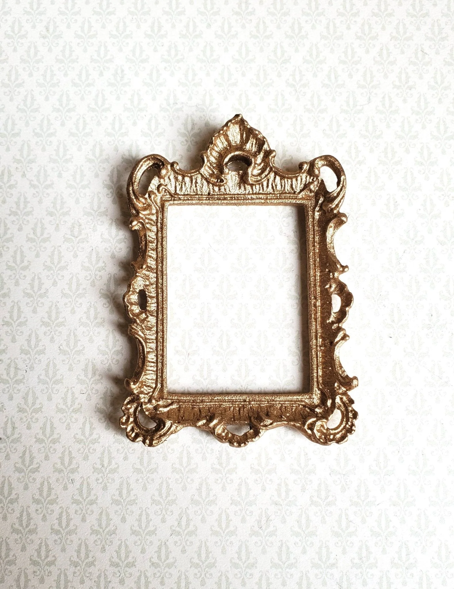 Dollhouse Miniature Picture Fancy Gold for Painting 1:12 Scale Accessory A4521