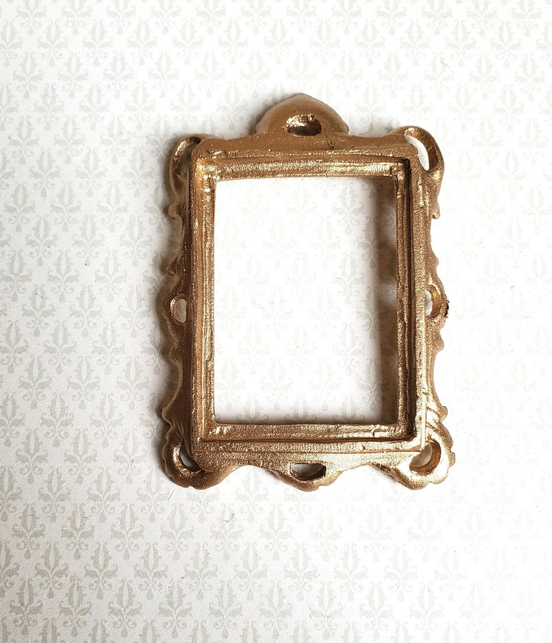 Dollhouse Miniature Picture Fancy Gold for Painting 1:12 Scale Accessory A4521 - Image 3