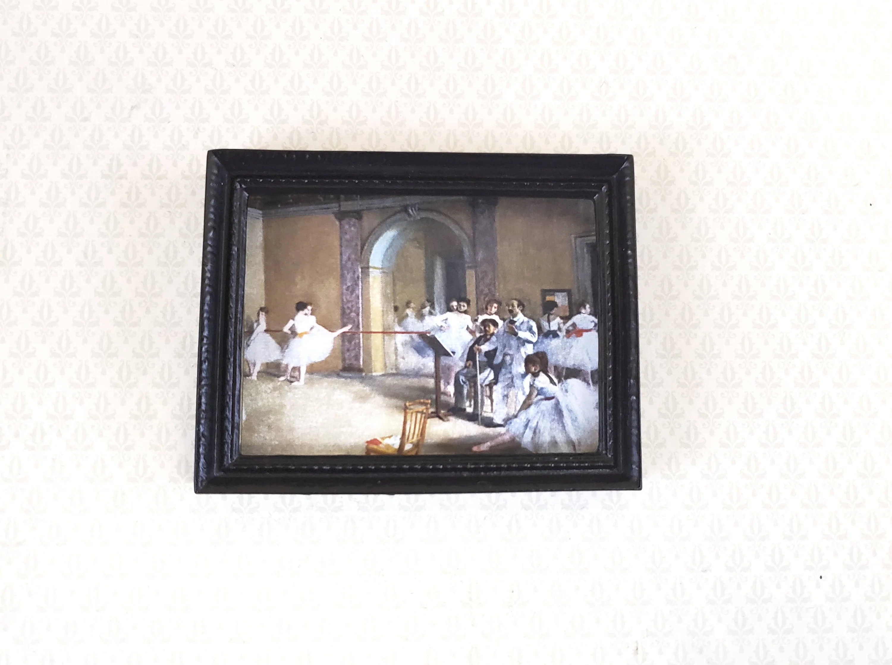 Dollhouse Miniature Picture Frame Large Black for Painting 1:12 Scale 2 7/8" x 2 1/4" - Image 3