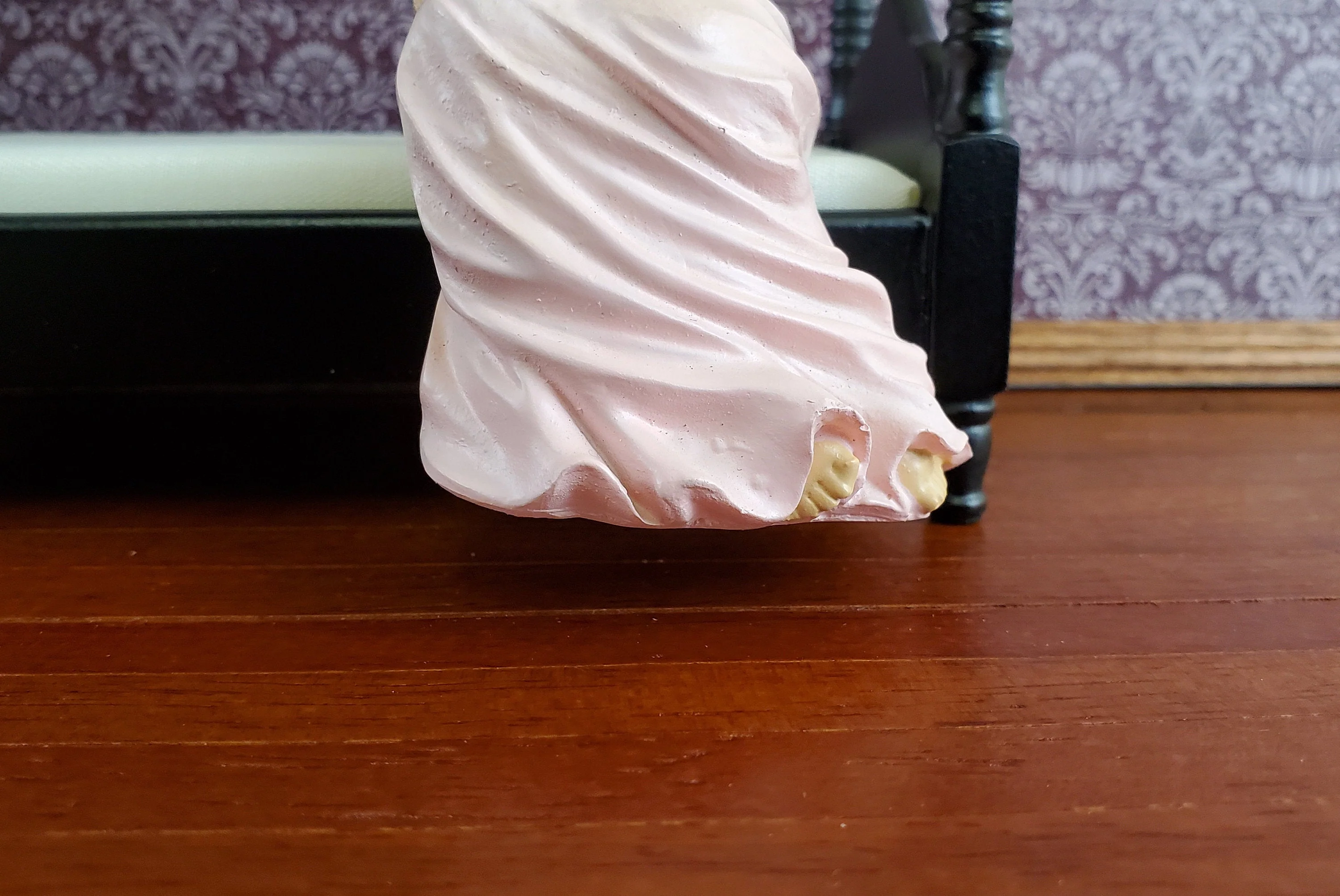 Dollhouse Miniature Seated Victorian Lady in Corset Resin 1:12 Scale SMALL Petite - Image 6