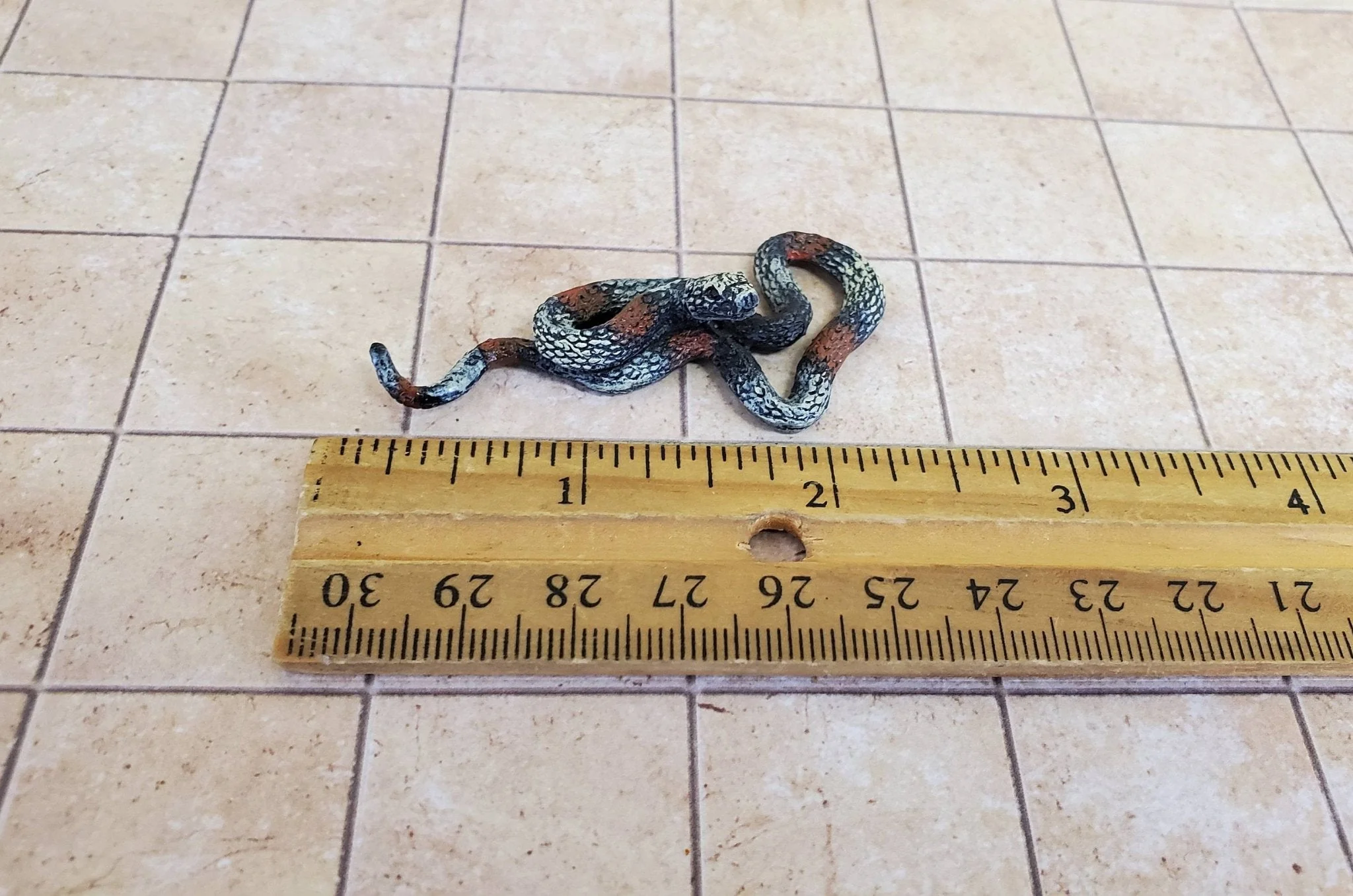 Dollhouse Miniature Snake Ringed Hognose 1:12 Scale Pet Animal Falcon Minis - Image 4