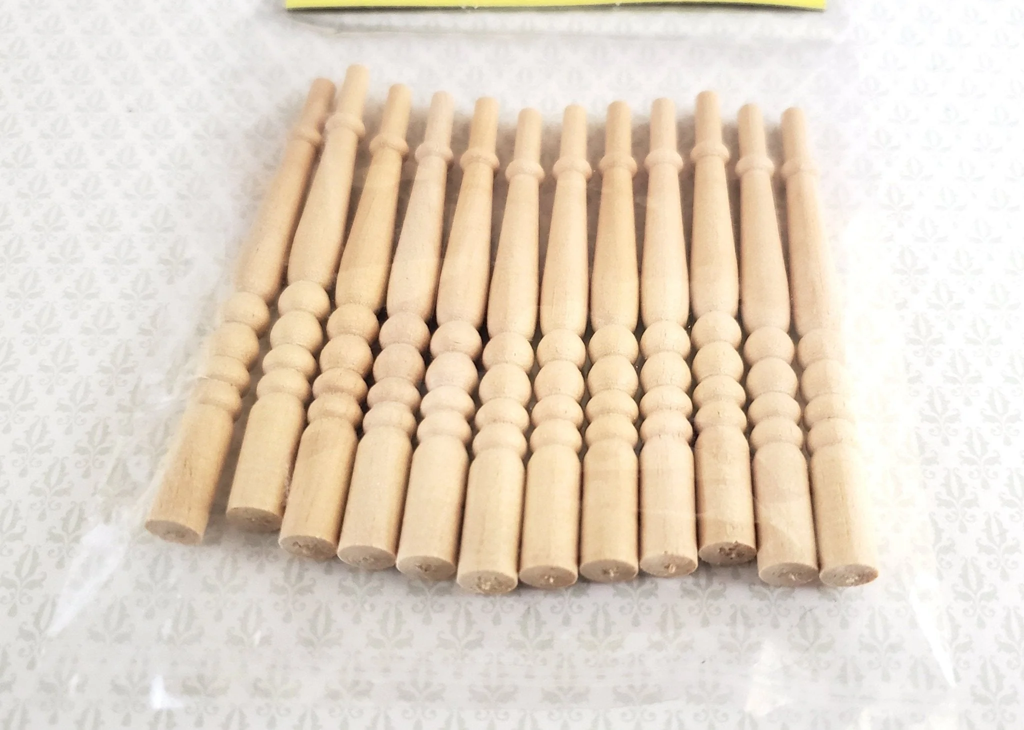 Dollhouse Miniature Spindles Stair Balusters 1:12 Scale 2 5/8" Tall Houseworks 7009 - Image 3