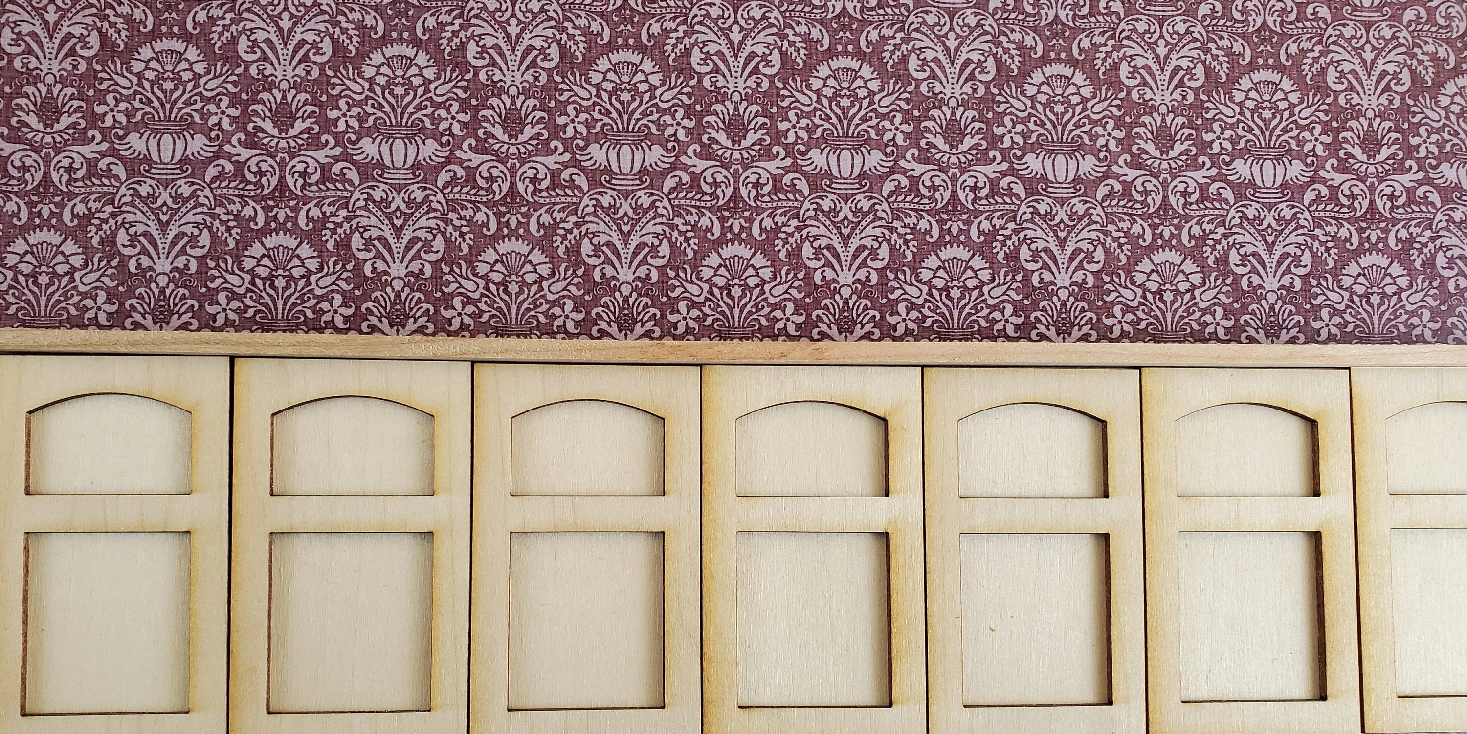 Dollhouse Miniature Wall Panels 2 Layer Classic Style x10 1:12 Scale - Image 6