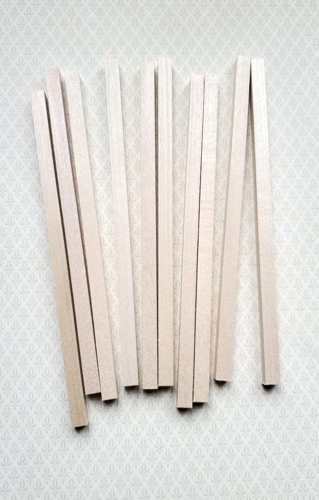 Dollhouse Miniature Wood Beams Posts 1/4 x 1/4 x 6" long Model Building - Image 2