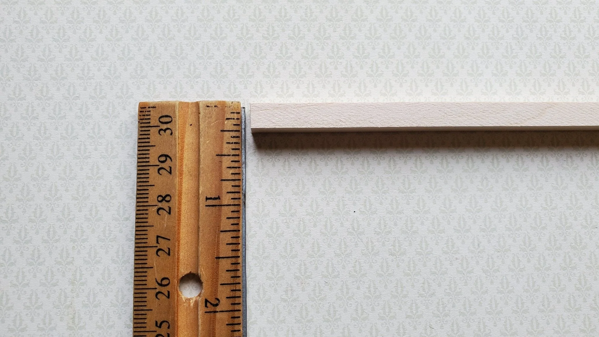 Dollhouse Miniature Wood Beams Posts 1/4 x 1/4 x 6" long Model Building - Image 3