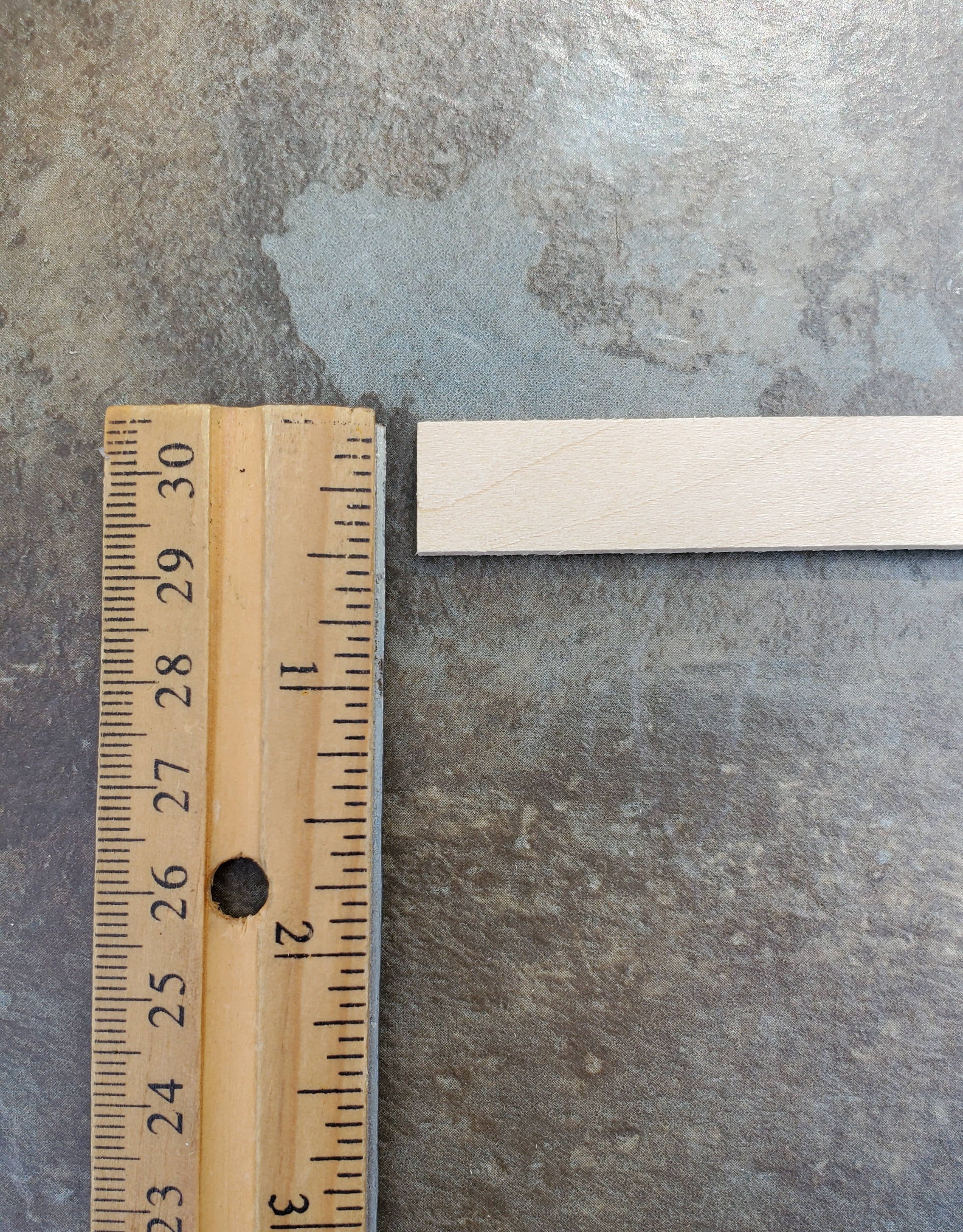 Basswood Wood Strips 10 Pieces 1/16 x 1/2 x 12" long Dollhouse Flooring Crafts - Image 2