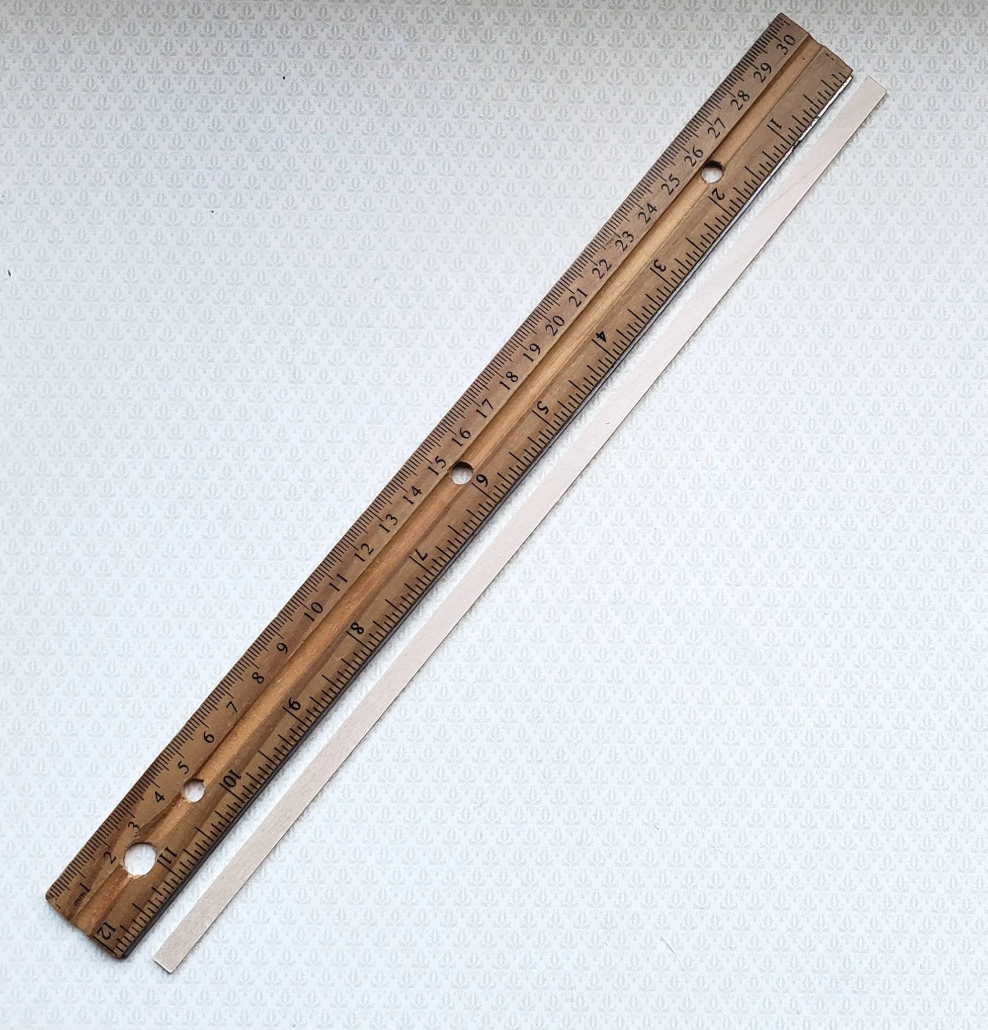 Dollhouse Miniature Wood Strips x10 Flooring 1/16 x 3/8 x 12" long Basswood 1:12 Scale - Image 3