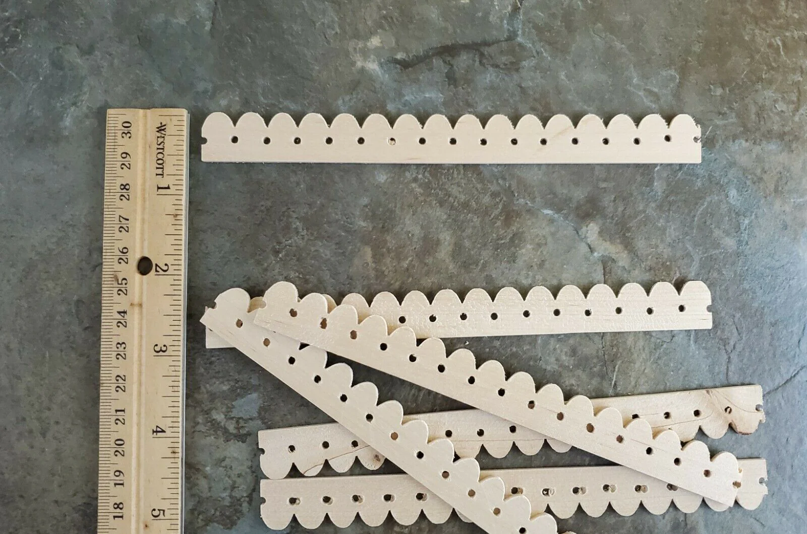 Dollhouse Miniatures Trim x6 Victorian Gingerbread Style Molding 6" Long 1:12 - Image 3