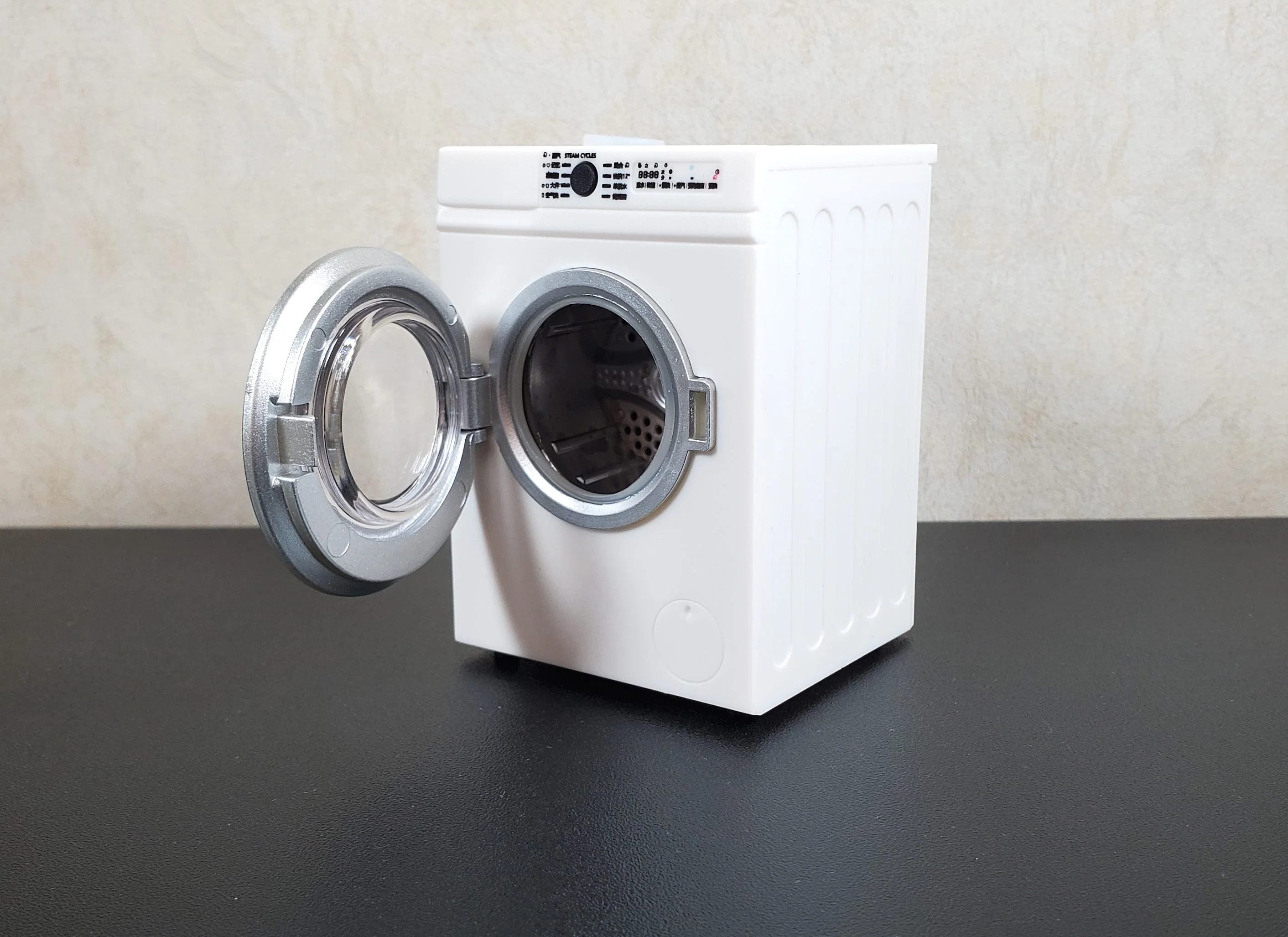 Dollhouse Modern Washing Machine Inside Spins Front Load 1:12 Scale Miniature - Image 2