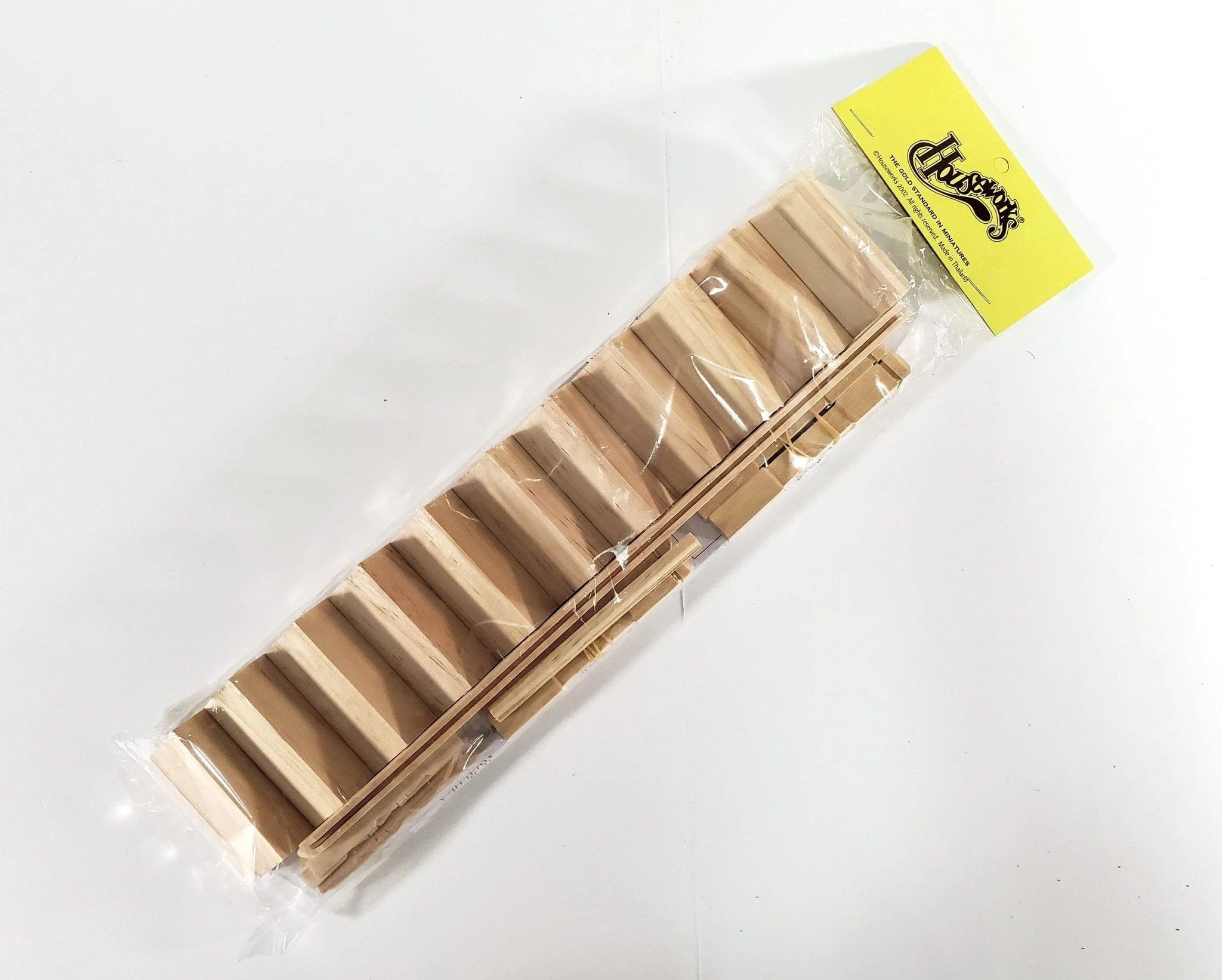 Dollhouse Narrow Stairs Stairway Kit Houseworks with Top Landing Parts 1:12 Scale Miniature