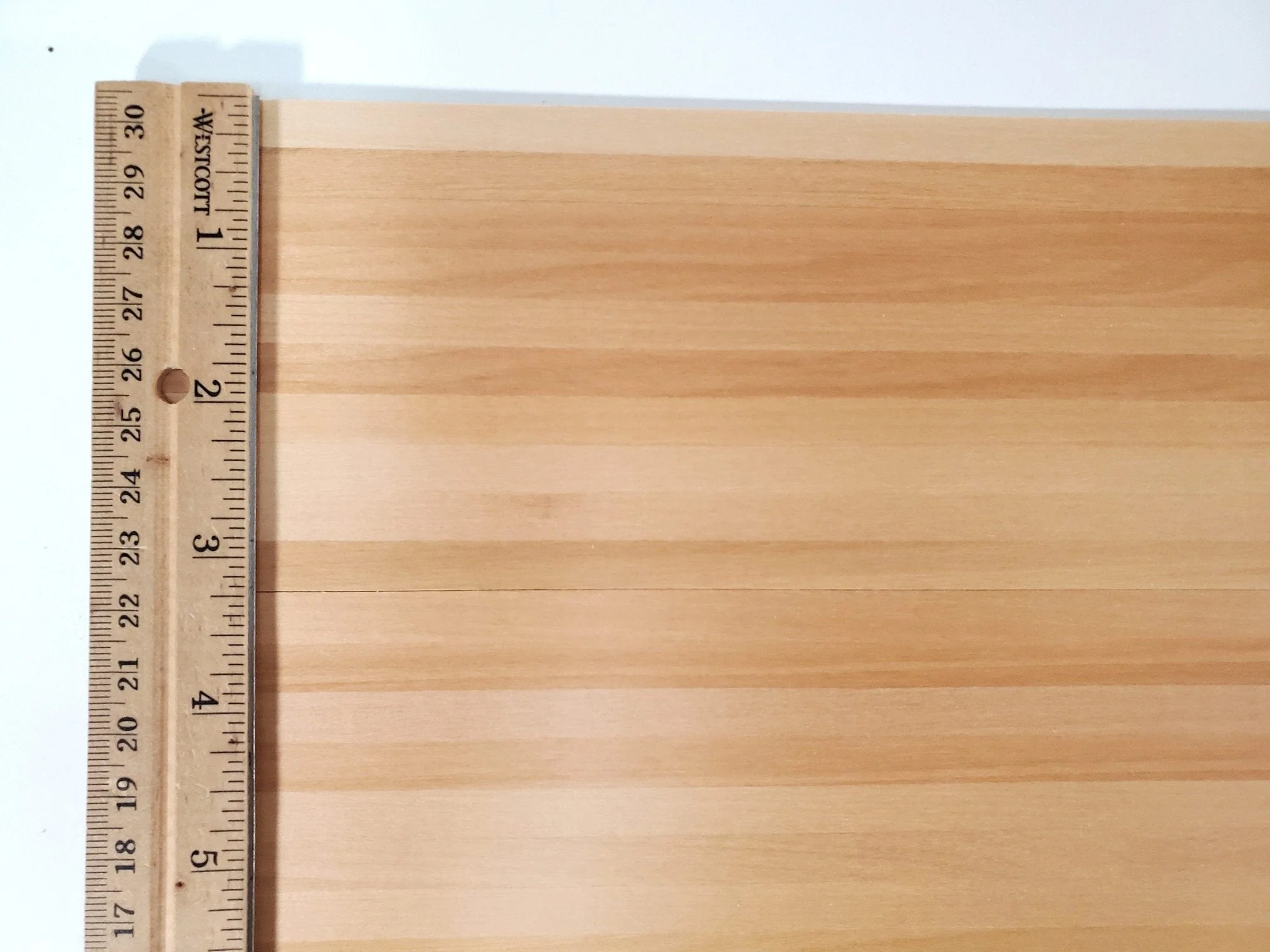 Dollhouse Blonde Wood Floor 8mm Wide Planks Peel & Stick 17" x 11 3/8" Miniatures - Image 3